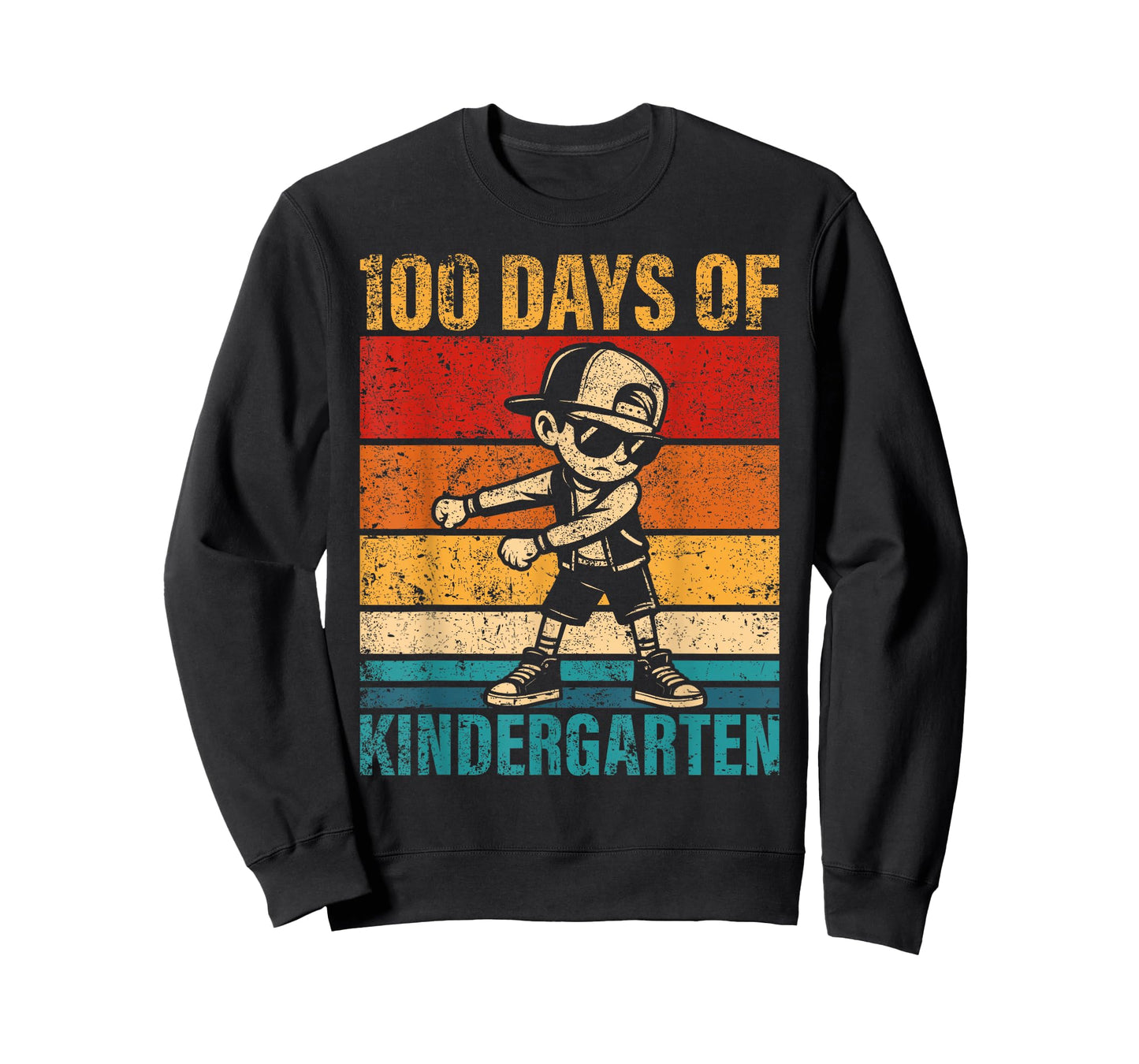 Kindergarten Flossing Boy 100 Days of Kindergarten Student T-Shirt