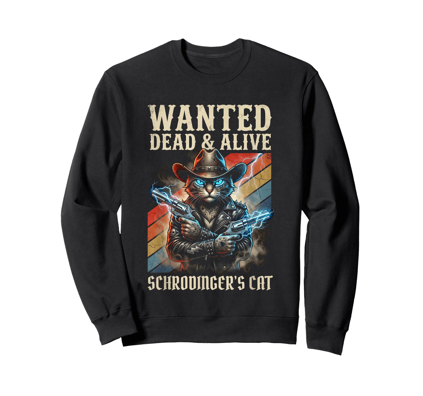 Schrodingers Cat Wanted Dead and Alive Quantum Physics T-Shirt