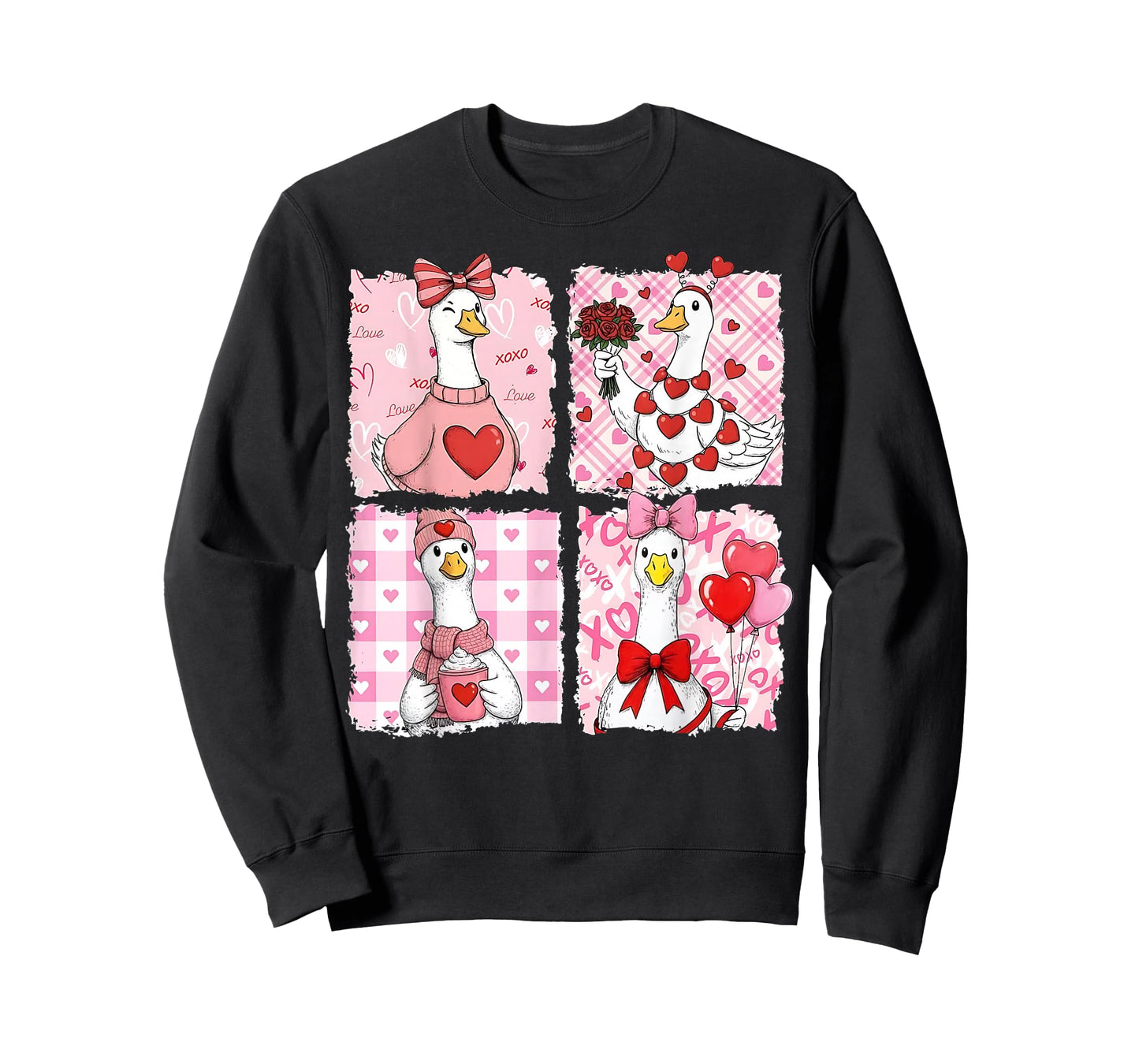 Just A Lovely Goose Cute Goose Valentine's Day T-Shirt