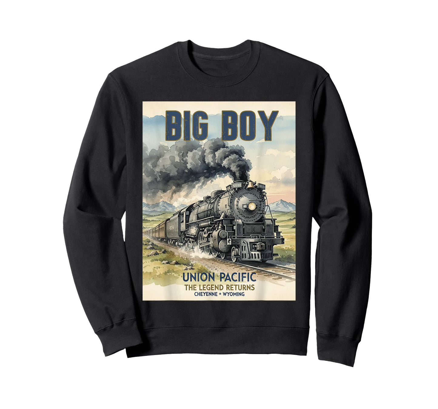Big Boys Union Pacific Legend Comes Back Cheyenne Train T-Shirt