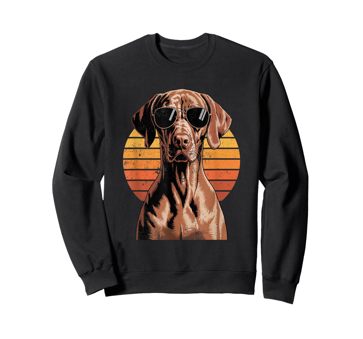 Cool Retro Vizsla Dog Mom Dad Vintage Pet Lovers T-Shirt