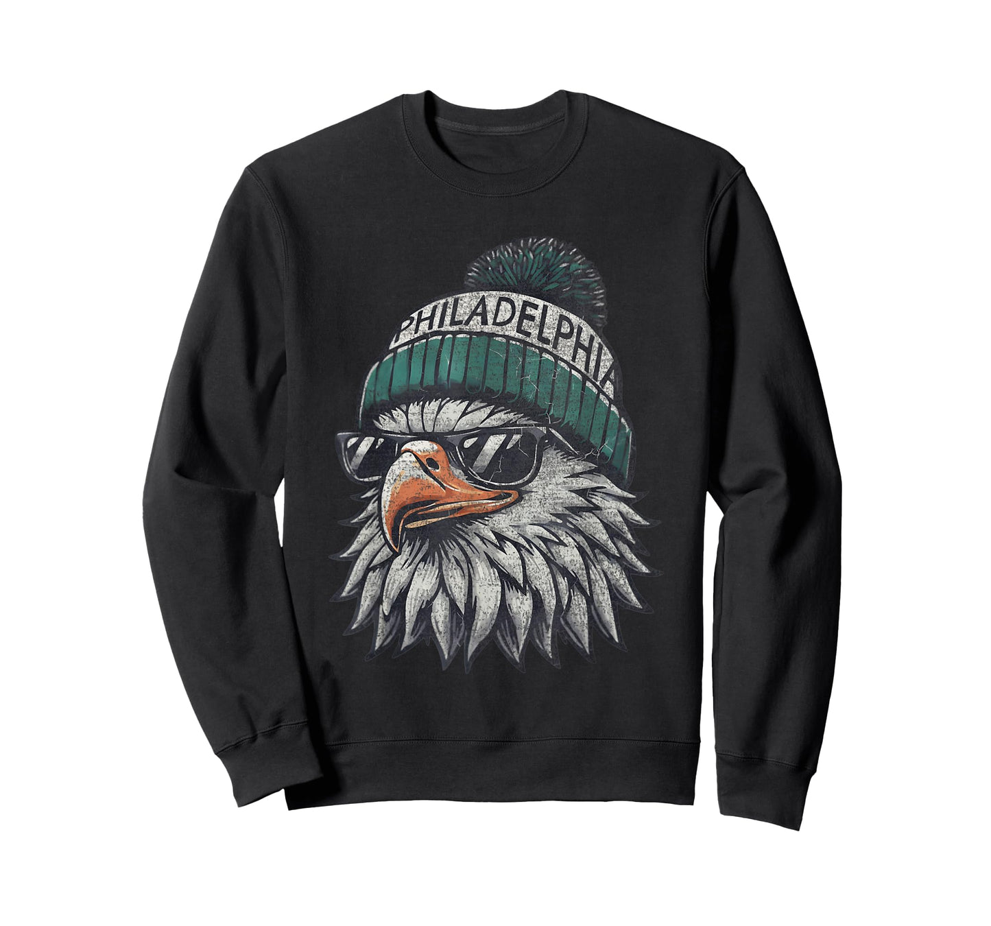 Vintage Eagle with Sunglasses Men Women Kids Cool T-Shirt