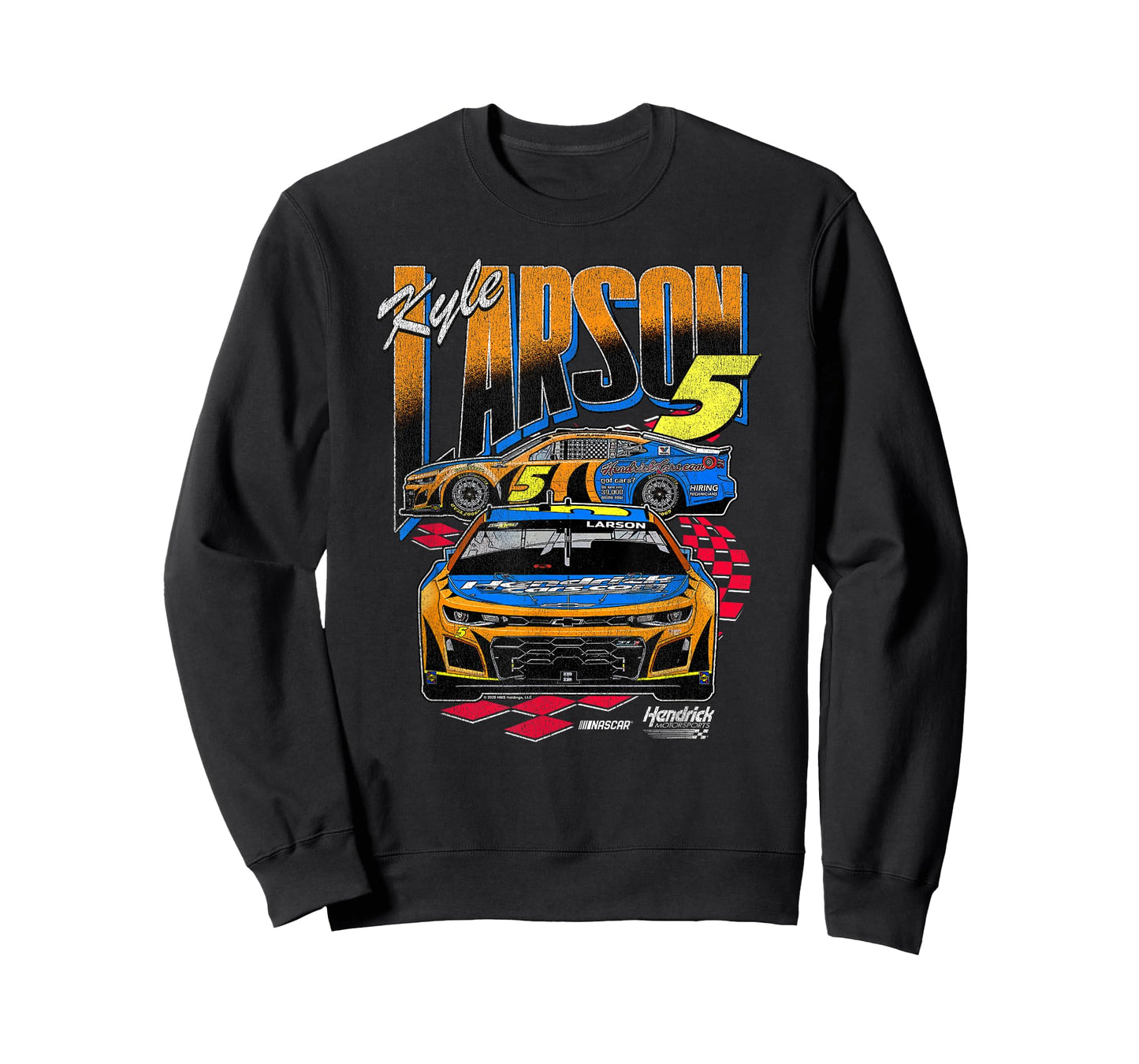 Hendrick Motorsports Kyle Larson No. 5 Throwback Scheme T-Shirt
