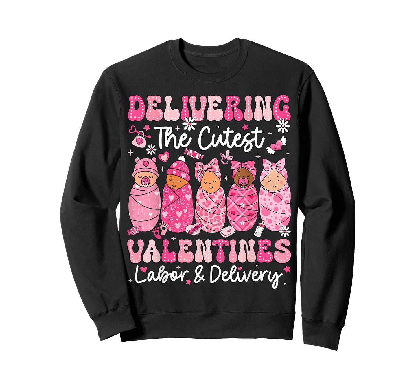 Delivering The Cutest Little Valentines Labor Delivery Nurse T-Shirt
