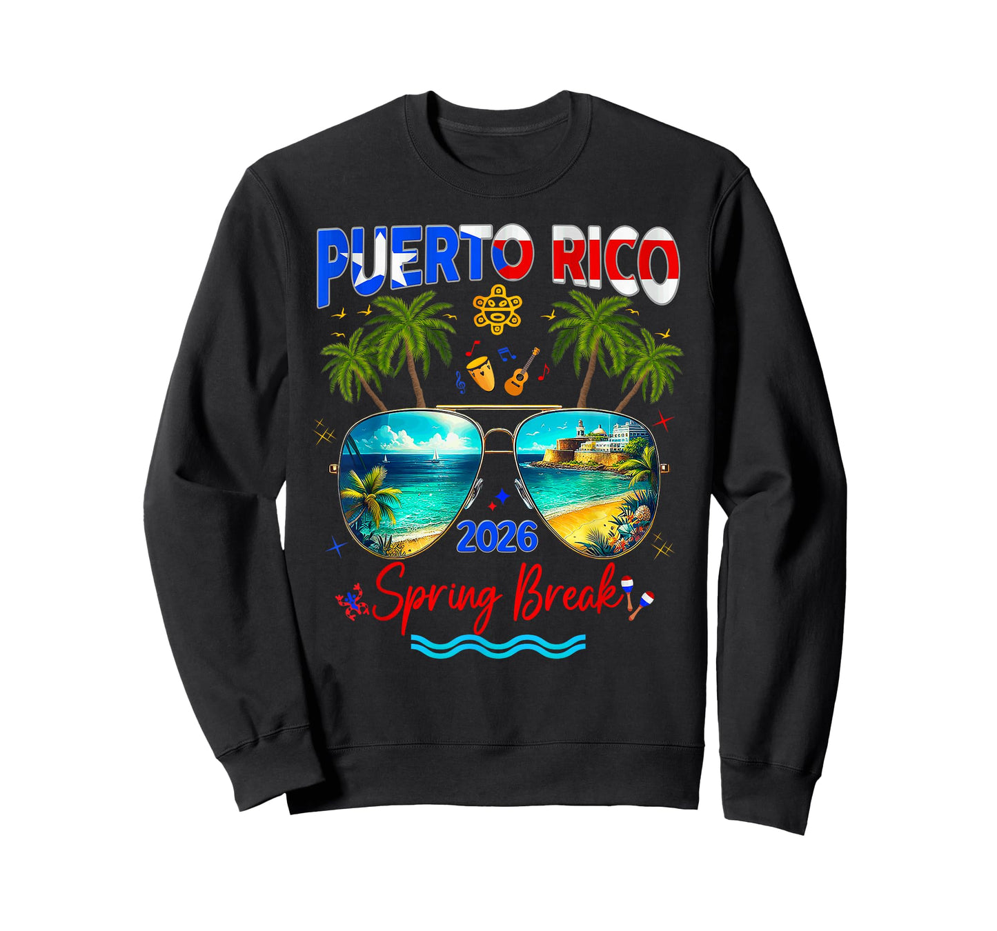 Puerto Rico Vacation Friends Girls Trip Birthday Family T-Shirt