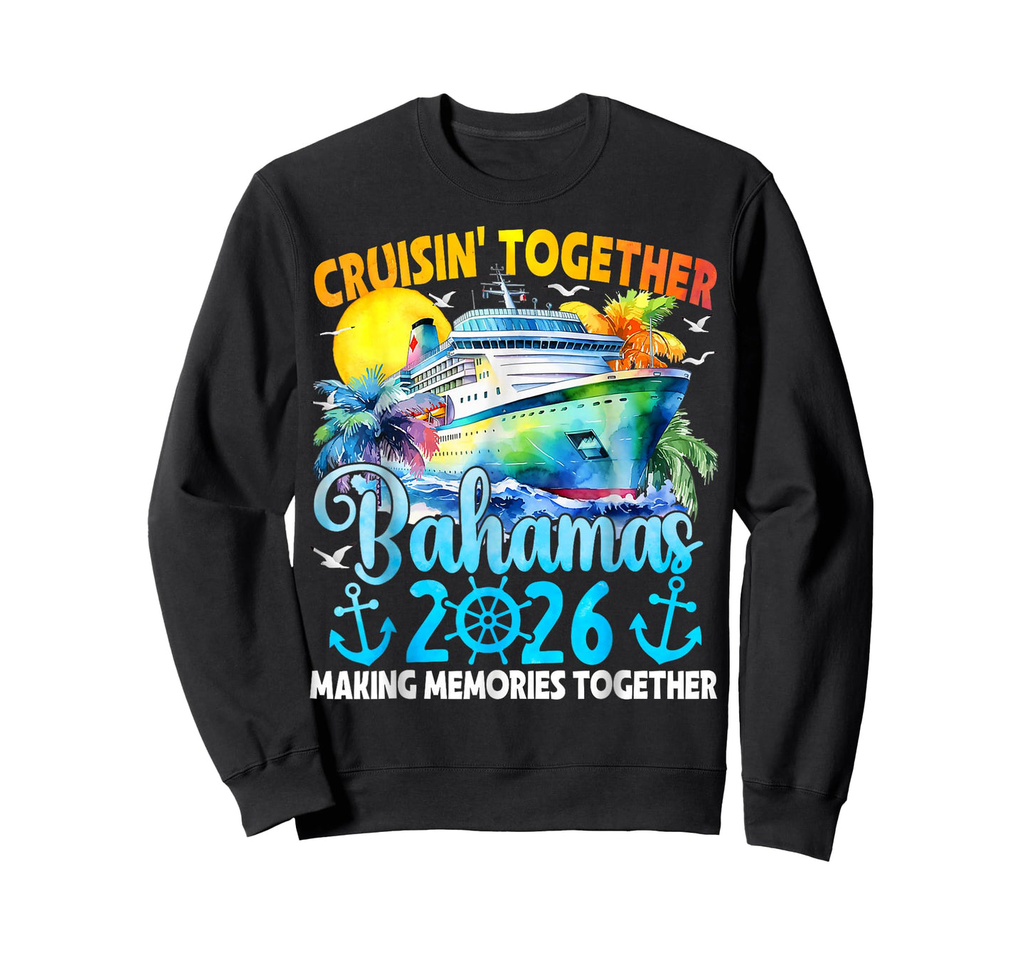 Cruisin Together Bahamas 2026 Family Cruise Vacation T-Shirt