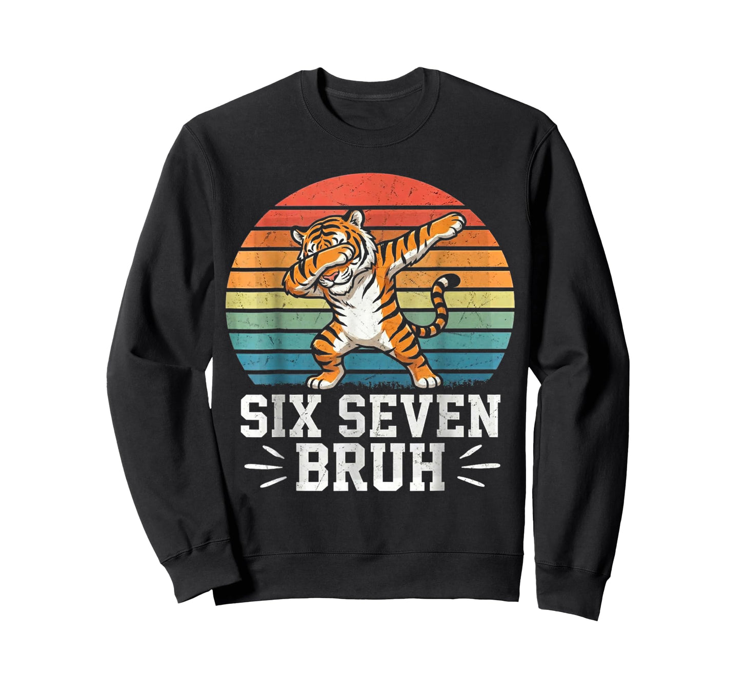 67 Meme Dabbing 67 Tiger 67 Gen Alpha Funny six Seven Bruh T-Shirt