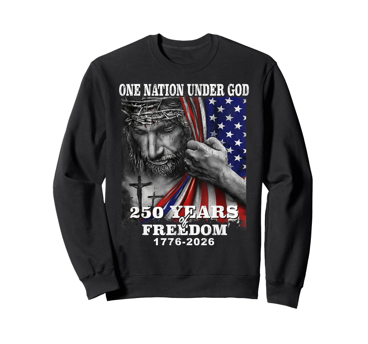 One Nation Under God 250 Years of Freedom T-Shirt