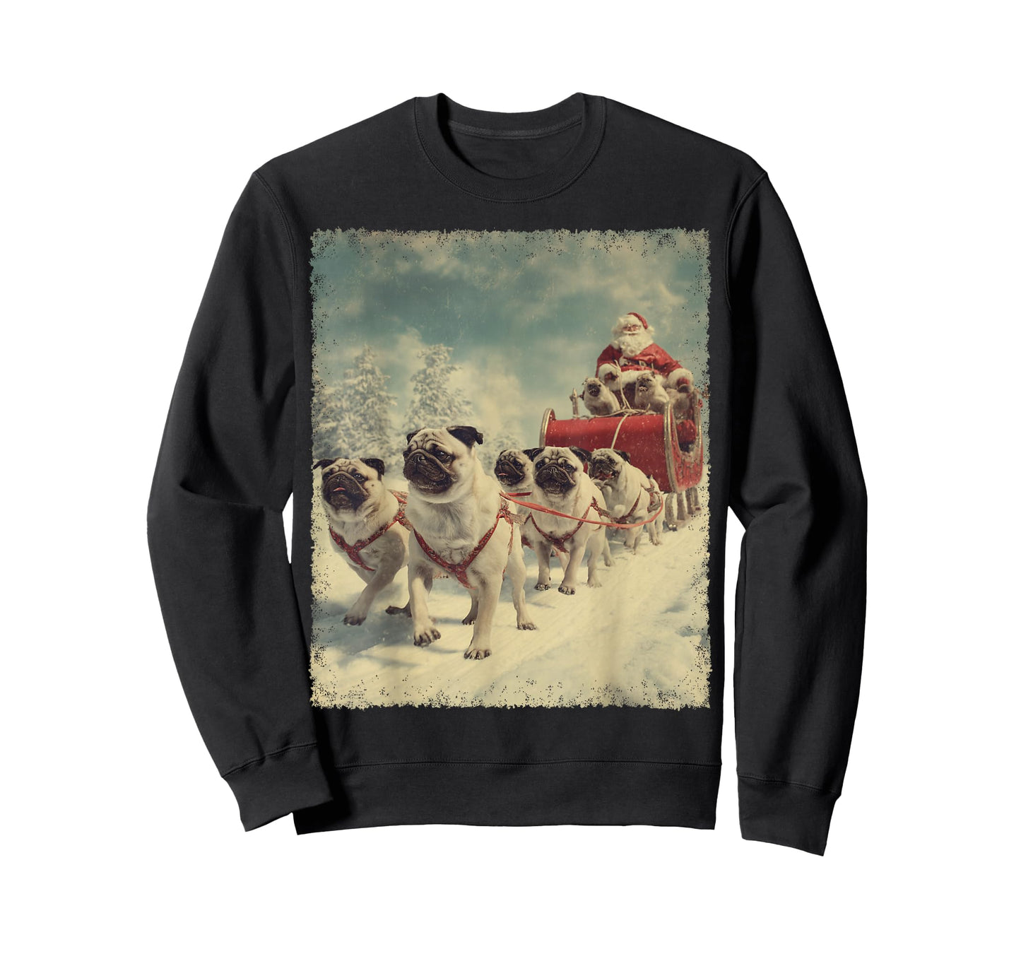 Pug Dog Christmas T-Shirt