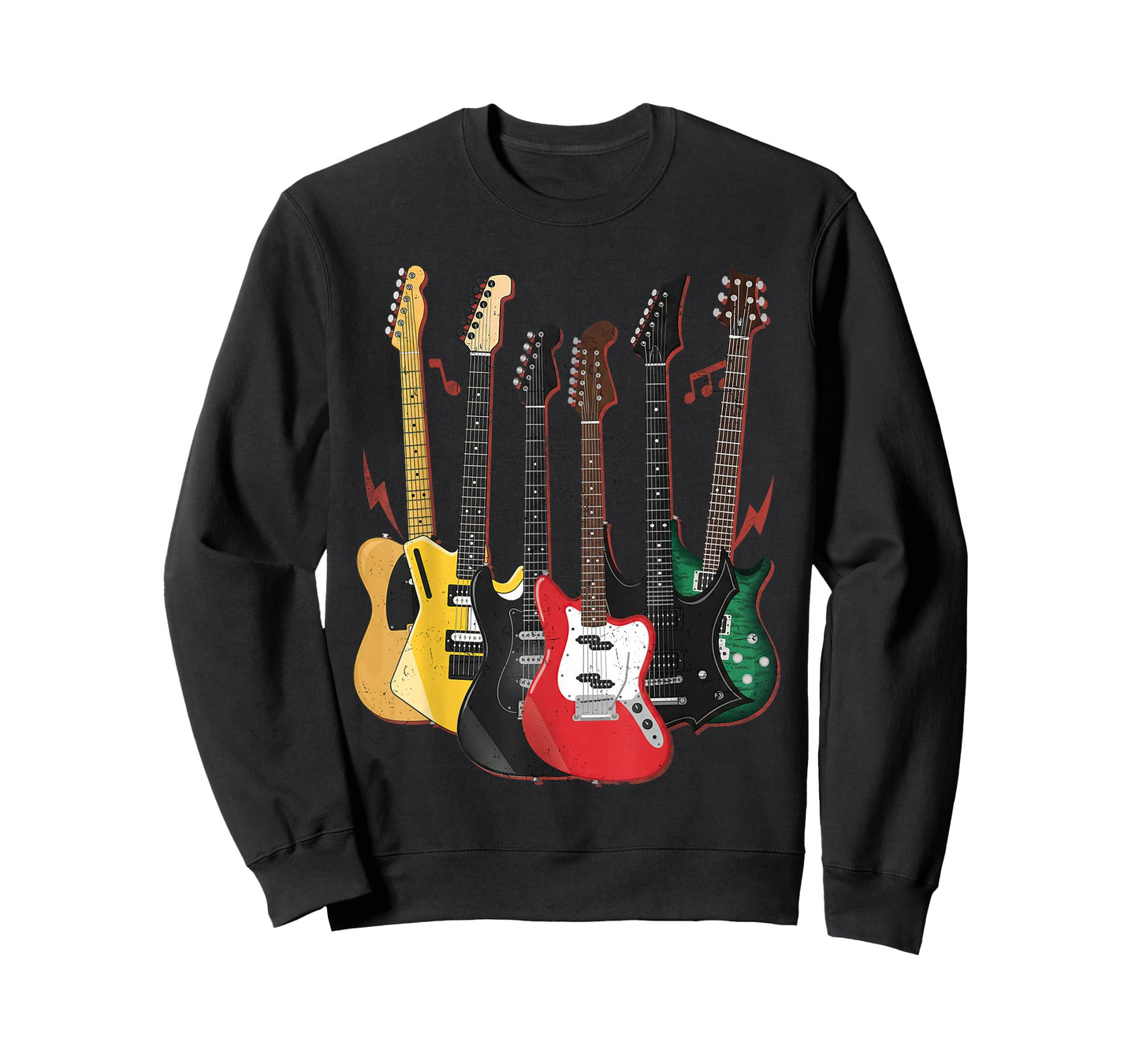Rock Guitars Musician Men Women Kids Funny Guitar T-Shirt