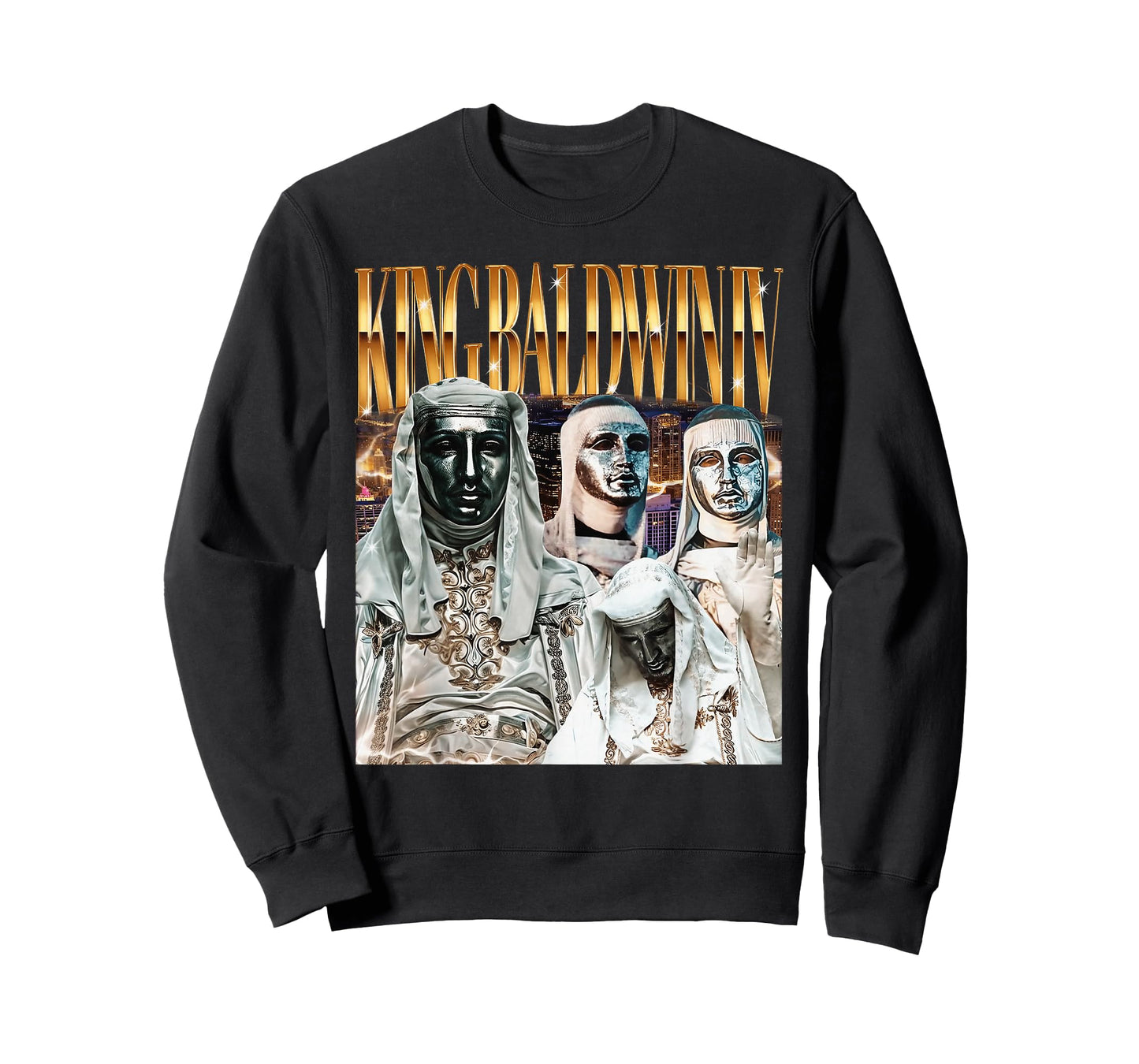 Sliver Mask King Baldwin IV Meme The Leper King Warrior T-Shirt