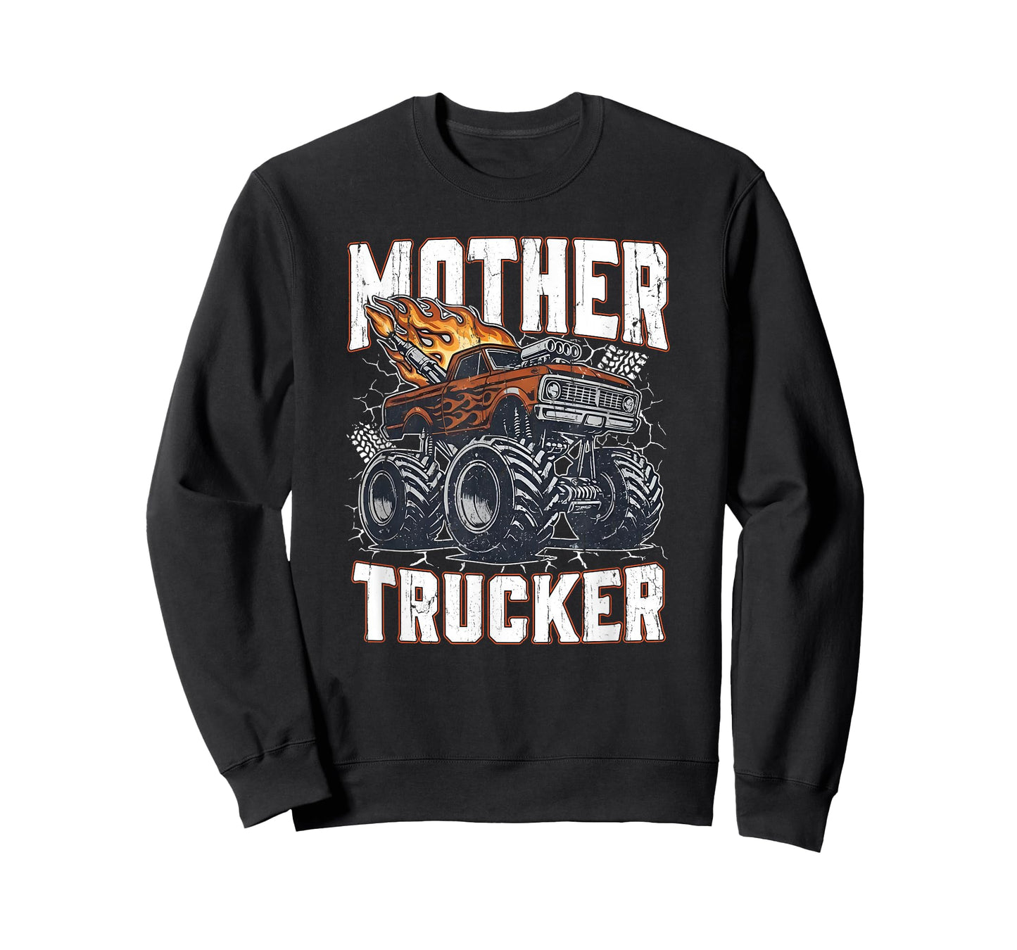 Mother Trucker, Funny Monster Truck, Trucker and Mom T-Shirt