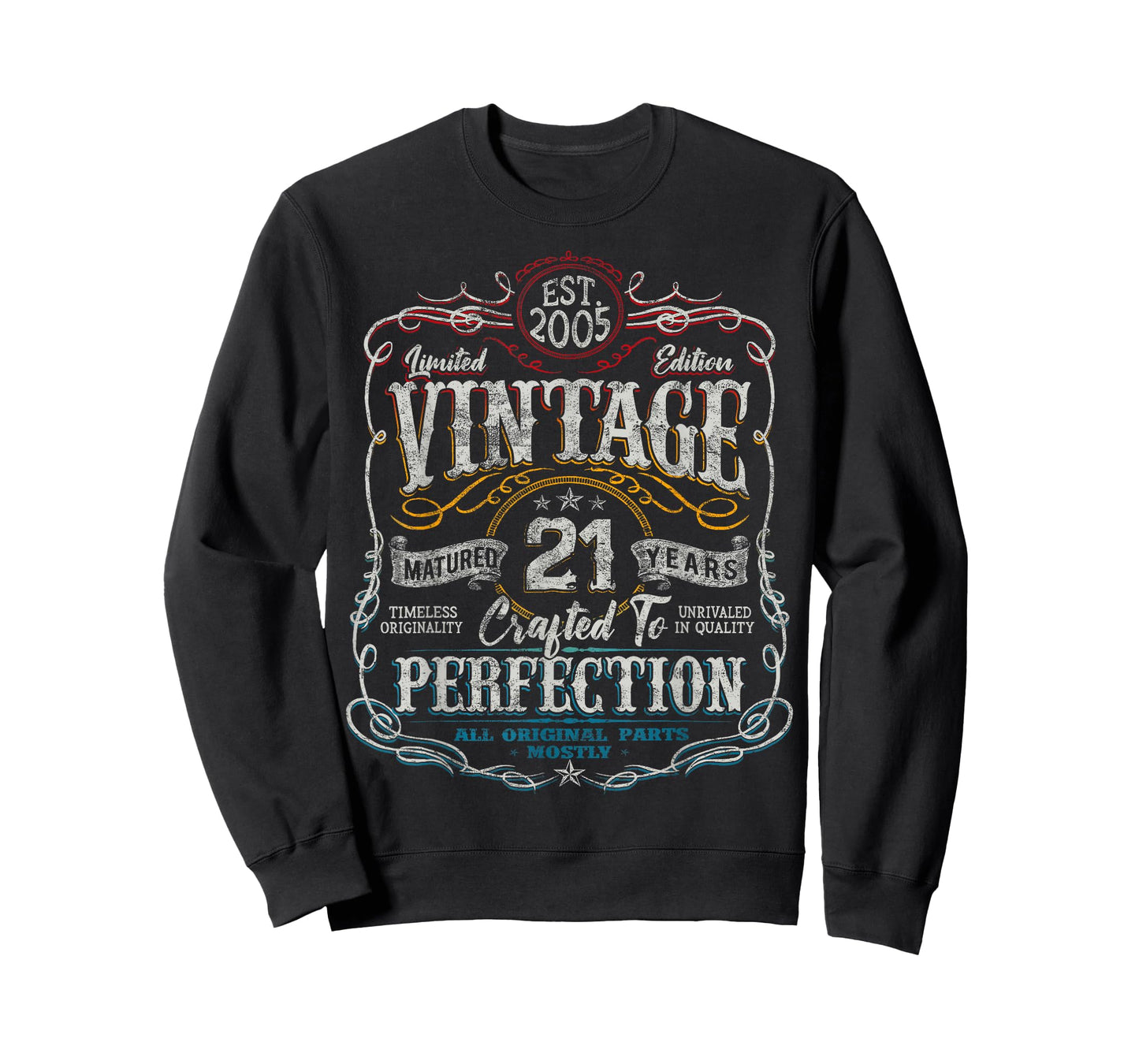 Vintage 2005 Limited Edition Shirt 21 Year Old 21st Birthday T-Shirt