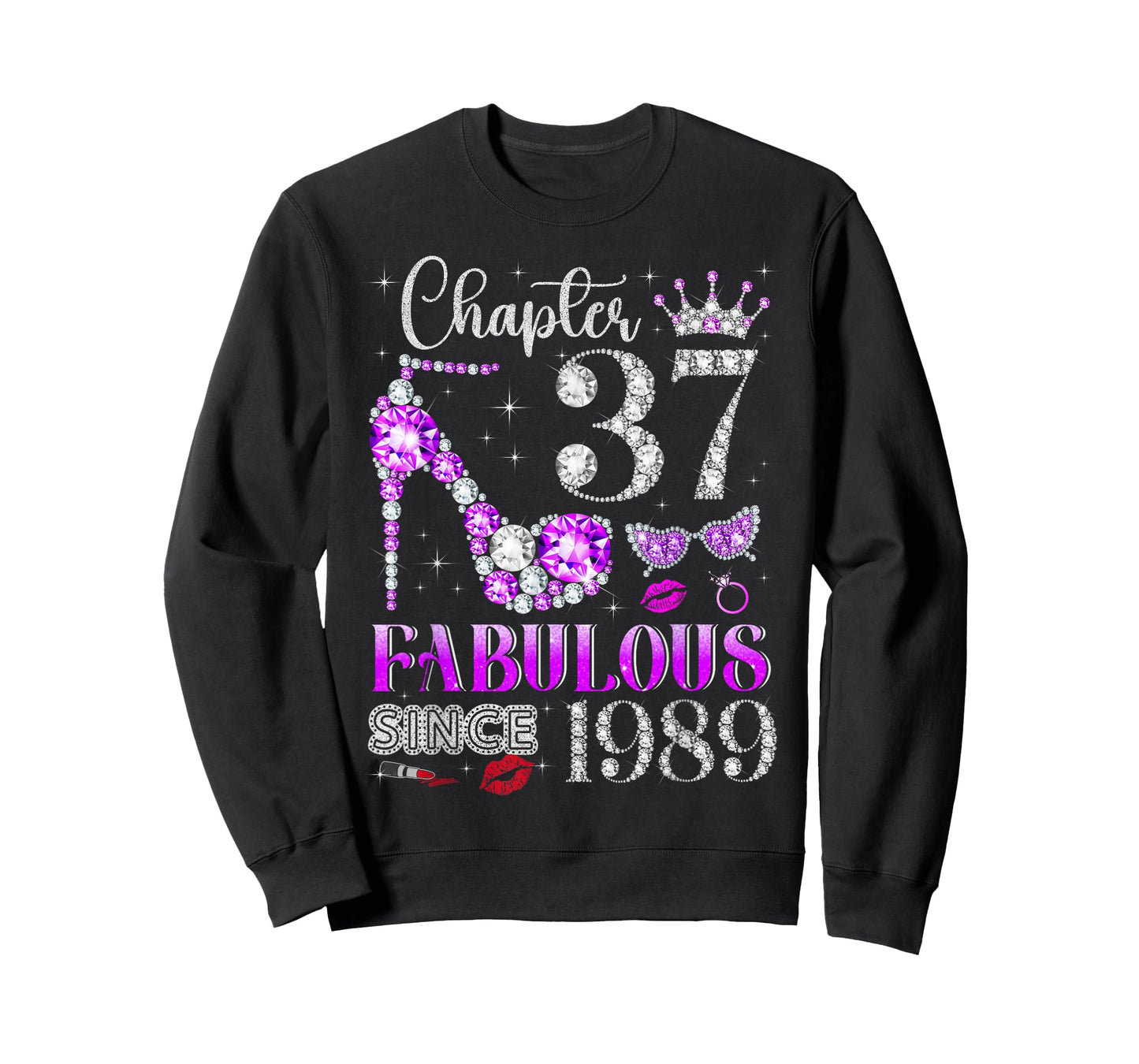 Chapter 37 Fabulous Since 1989 37Th Birthday Ladies Girls T-Shirt