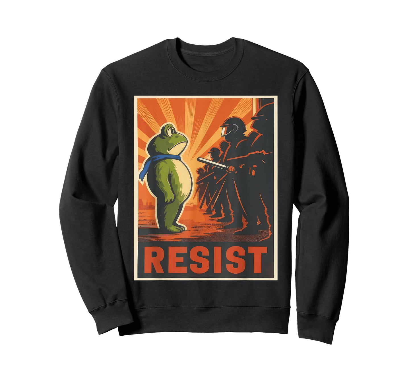 Resist Frog Portland Frog Protest for Men Women T-Shirt
