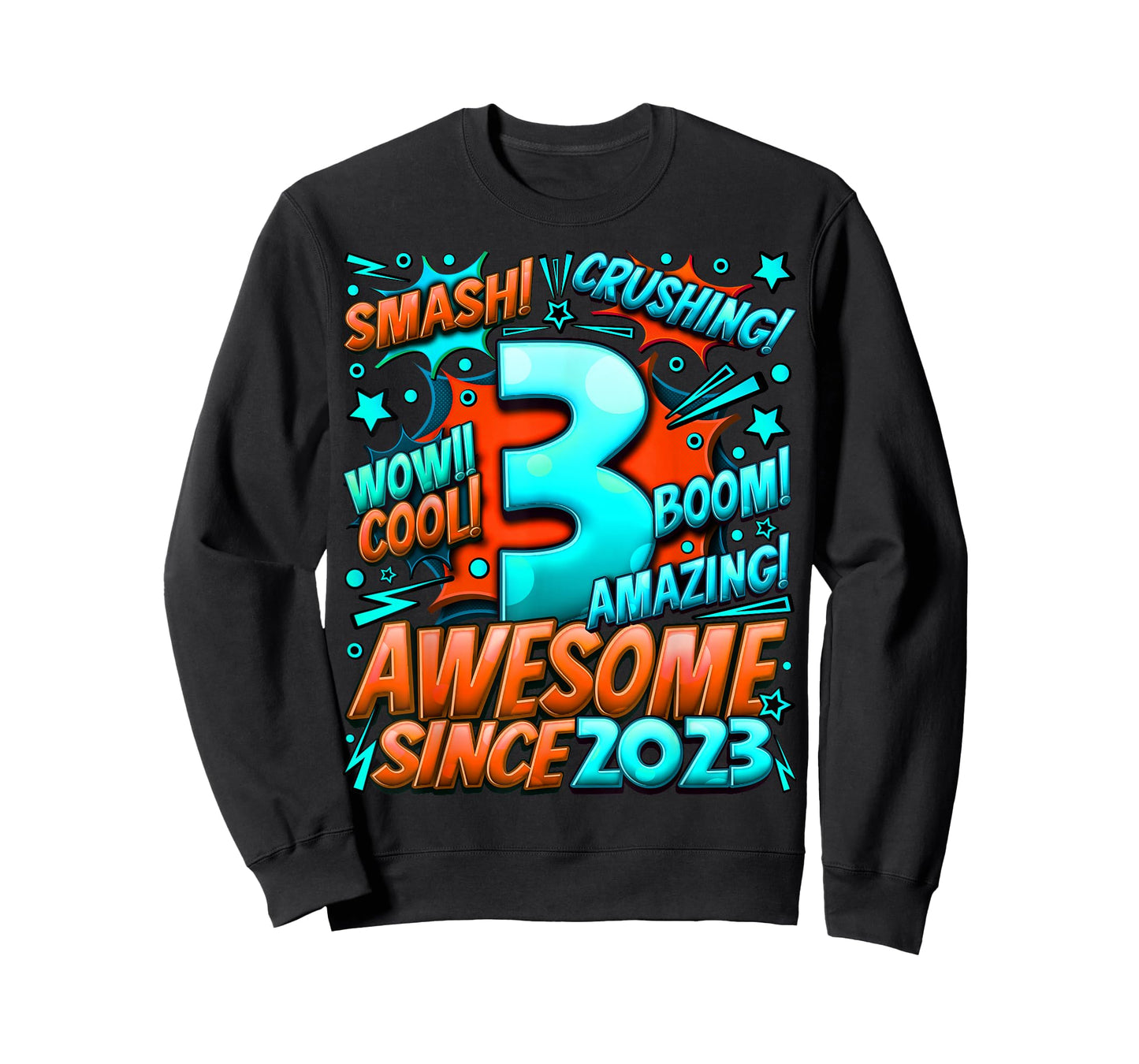 3 Year Old Gifts for Boys 3rd Birthday Boy 3 Year Old Boy T-Shirt
