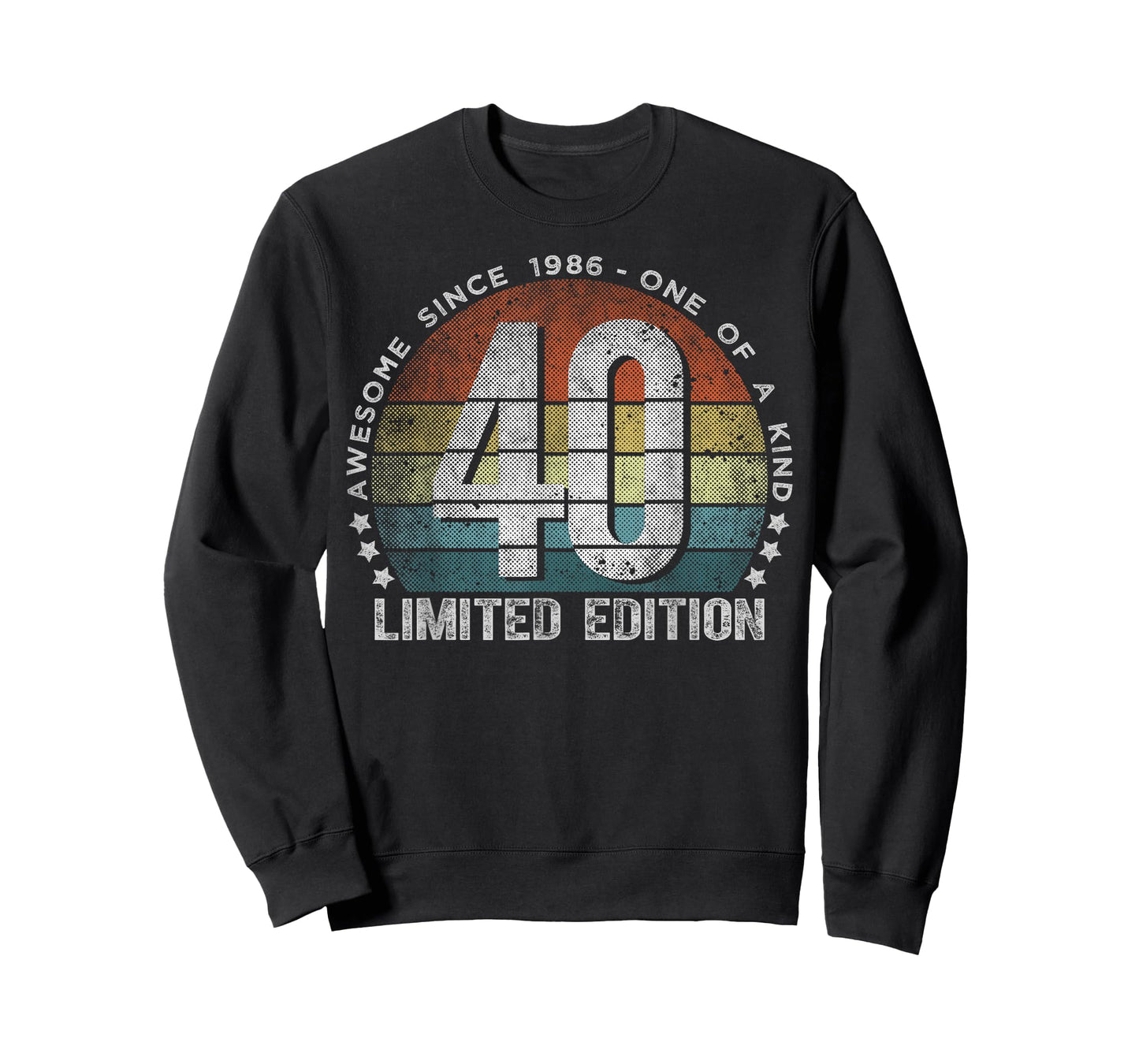 40 Year Old Gifts Vintage 1986 Limited Edition 40th Birthday T-Shirt