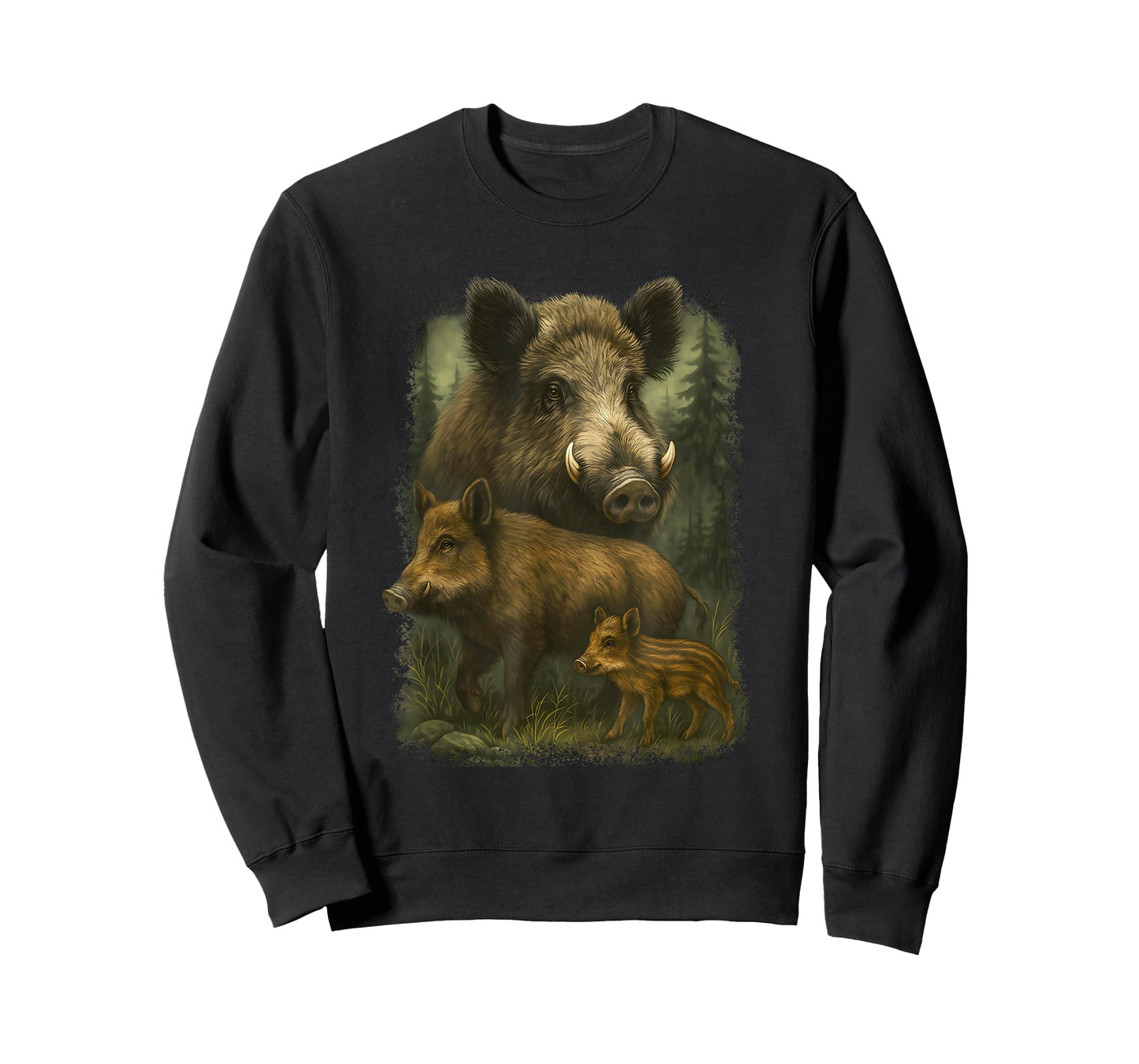 Vintage Boar 90s Graphic | Retro Hunter Nature Wildlife Art T-Shirt
