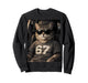 67 Cat Wearing Sunglasses Gen Alpha Funny Six Seven 6 7 Meme T-Shirt