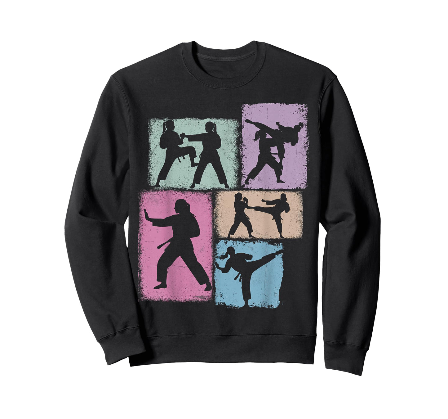 Karate Practitioner Collage Women Kids Sensei Youth Girl T-Shirt