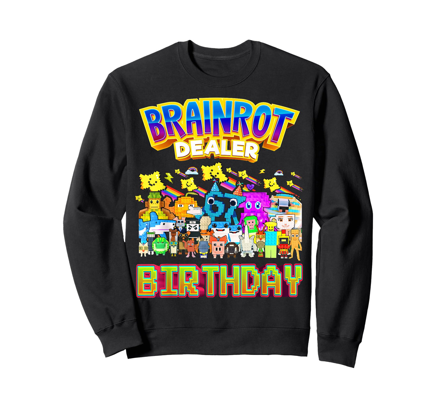 Funny Brainrot Dealer Birthday for Boys Kids Teens T-Shirt