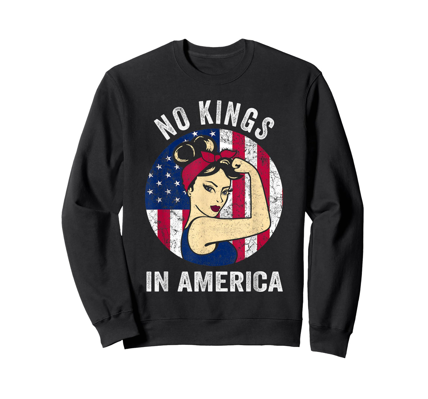 No Kings Shirt Women Vintage America No Kings in America T-Shirt