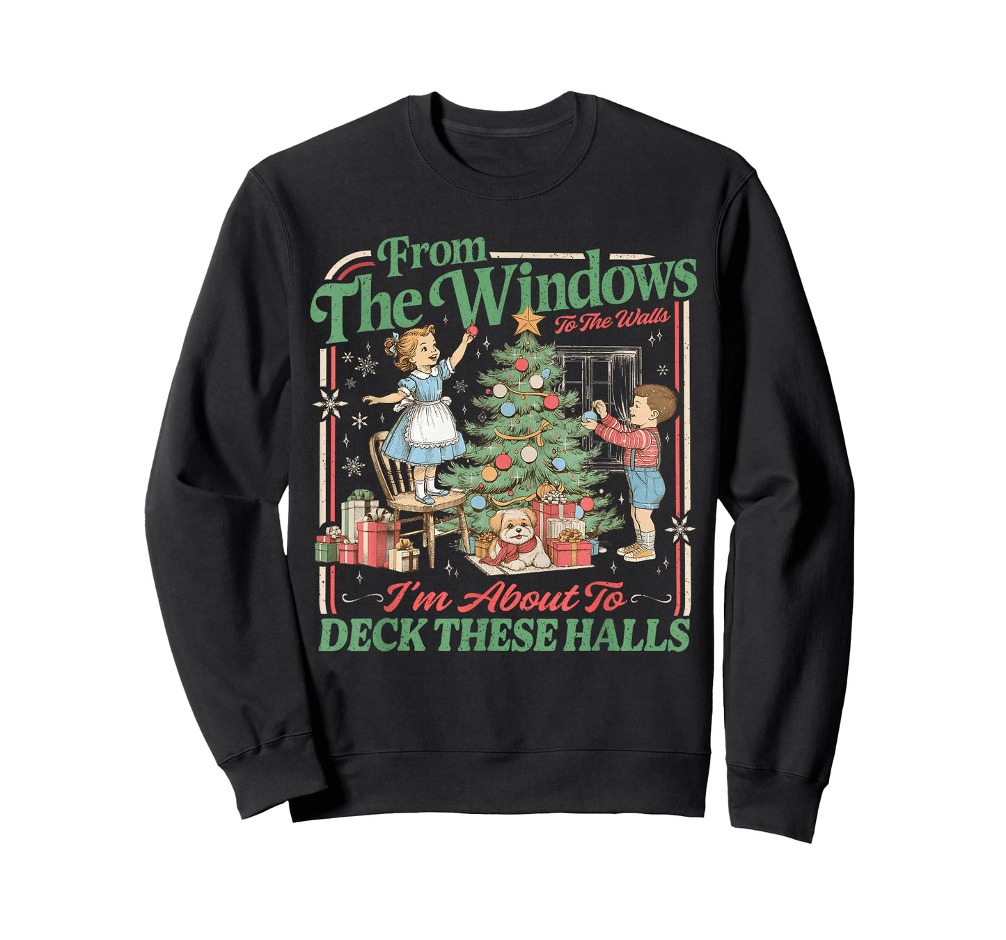 Funny from The Windows to The Walls Quote Holiday Party T-Shirt