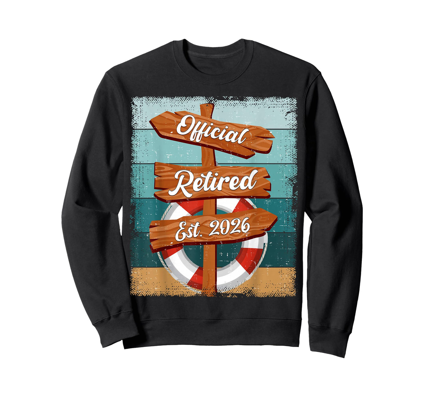Vintage Officially Retired 2026 Funny Retirement Men Women T-Shirt