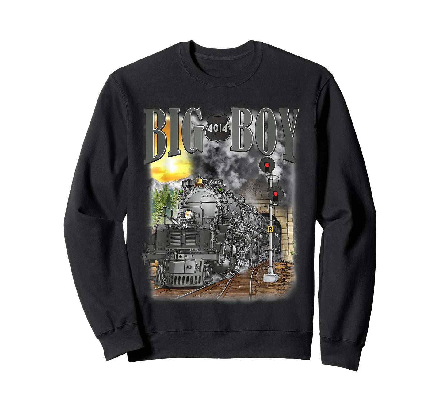 Big Boy 4014 Vintage Steam Locomotive Railroad Train Engine T-Shirt