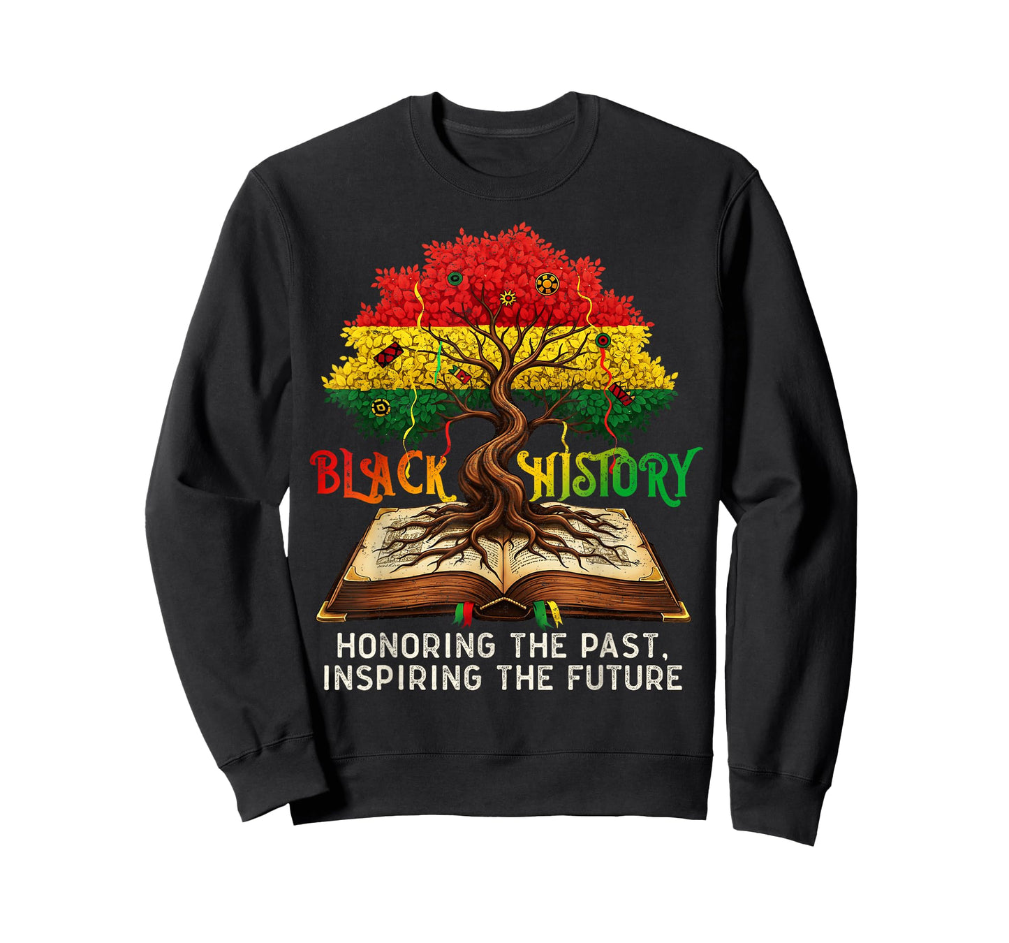 Honoring Past Inspiring Future Black History Month Tree T-Shirt