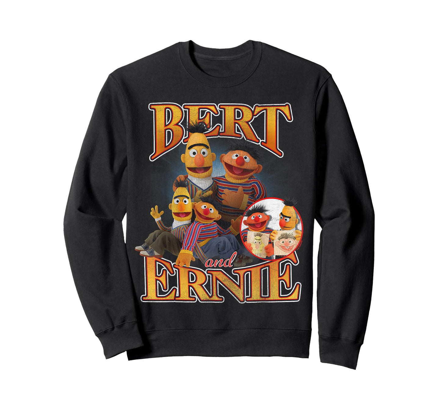 Sesame Street Bert and Ernie Bootleg Style T-Shirt