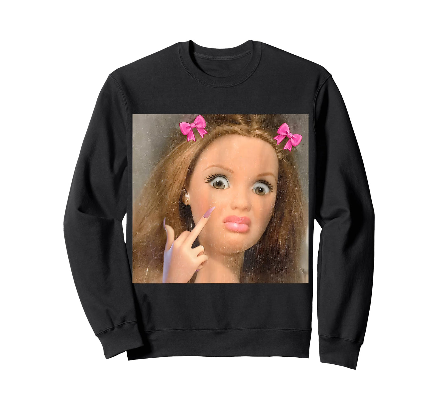 Funny Disgusting Doll face Meme T-Shirt