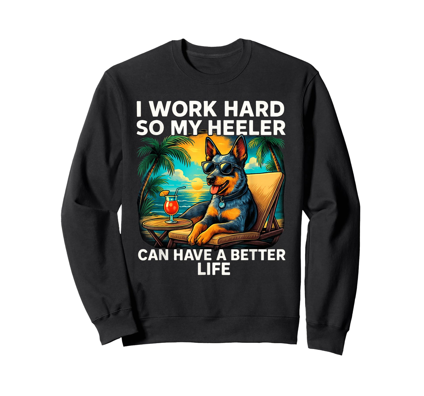Funny Heeler Dog Design Blue Heeler Lover T-Shirt
