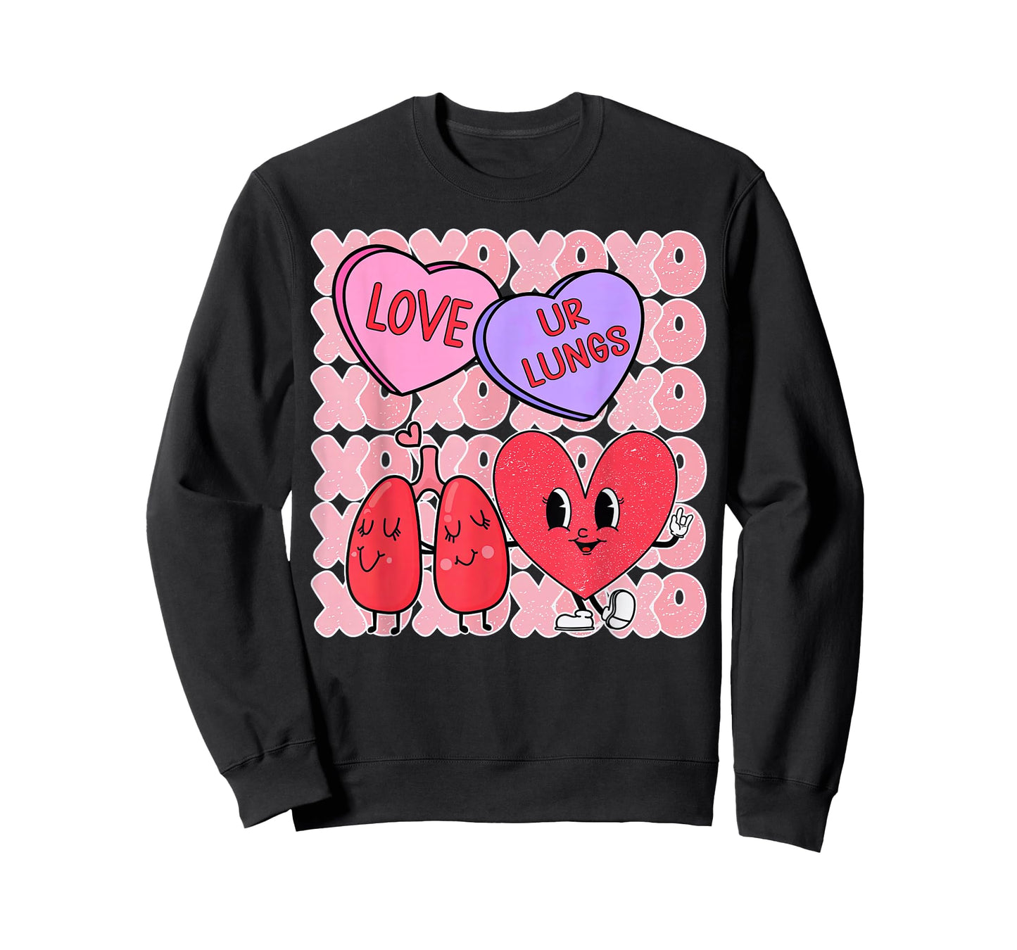 Respiratory Therapist Valentines Day RT Lung Pulmonologist T-Shirt