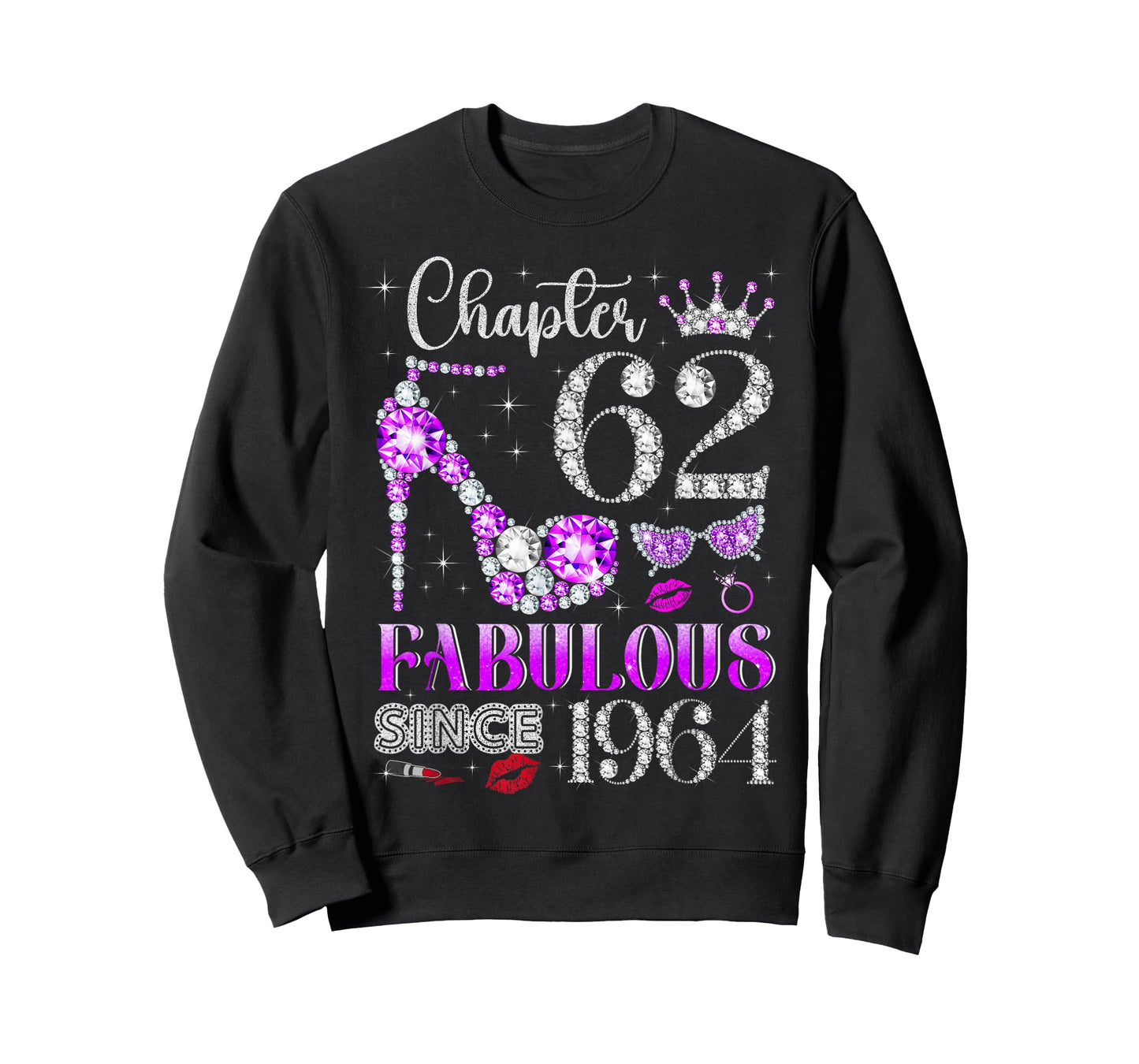 Chapter 62 Fabulous Since 1964 62nd Birthday Ladies Girls T-Shirt