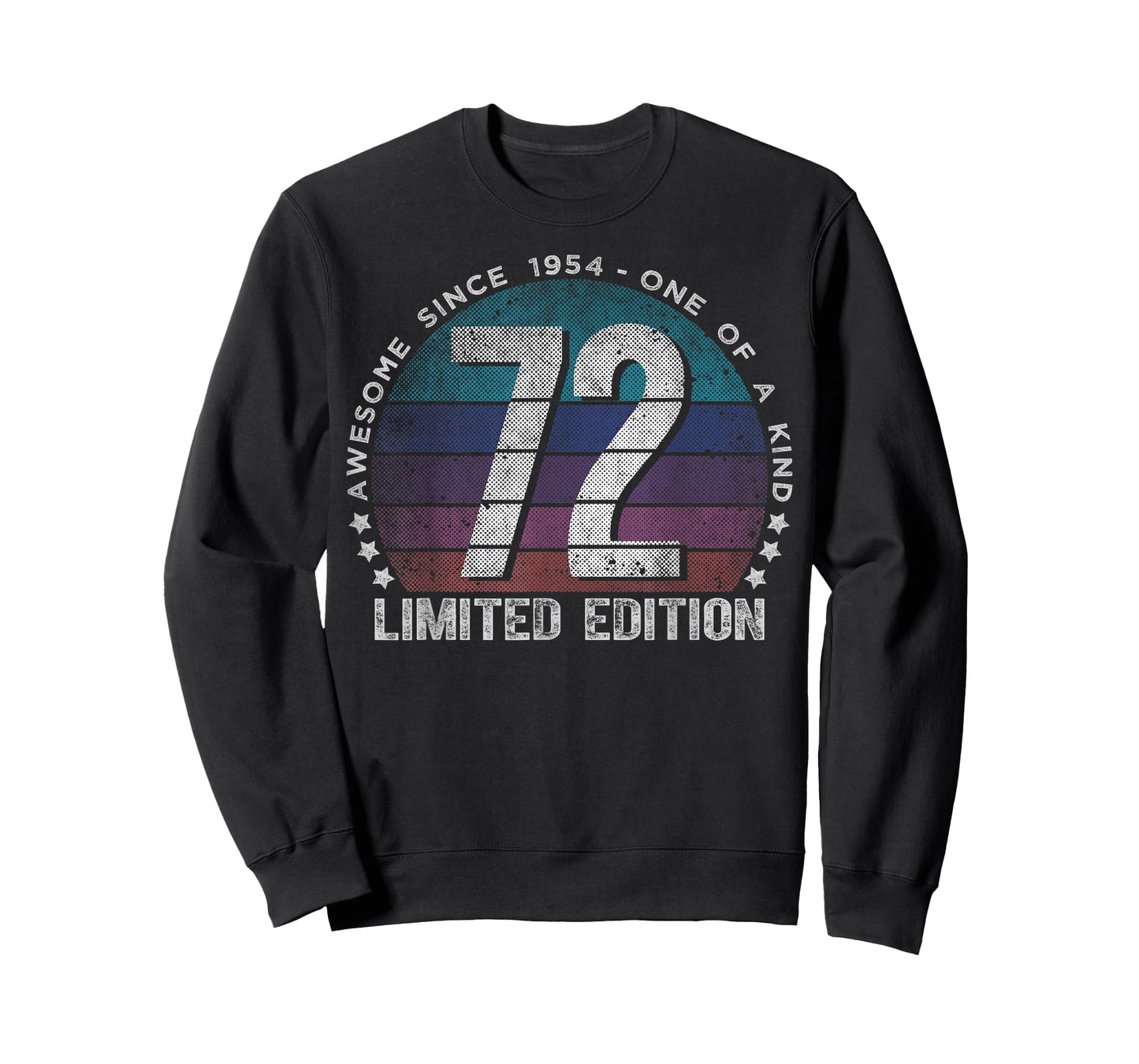 72 Year Old Gifts Vintage 1954 Limited Edition 72nd Birthday T-Shirt