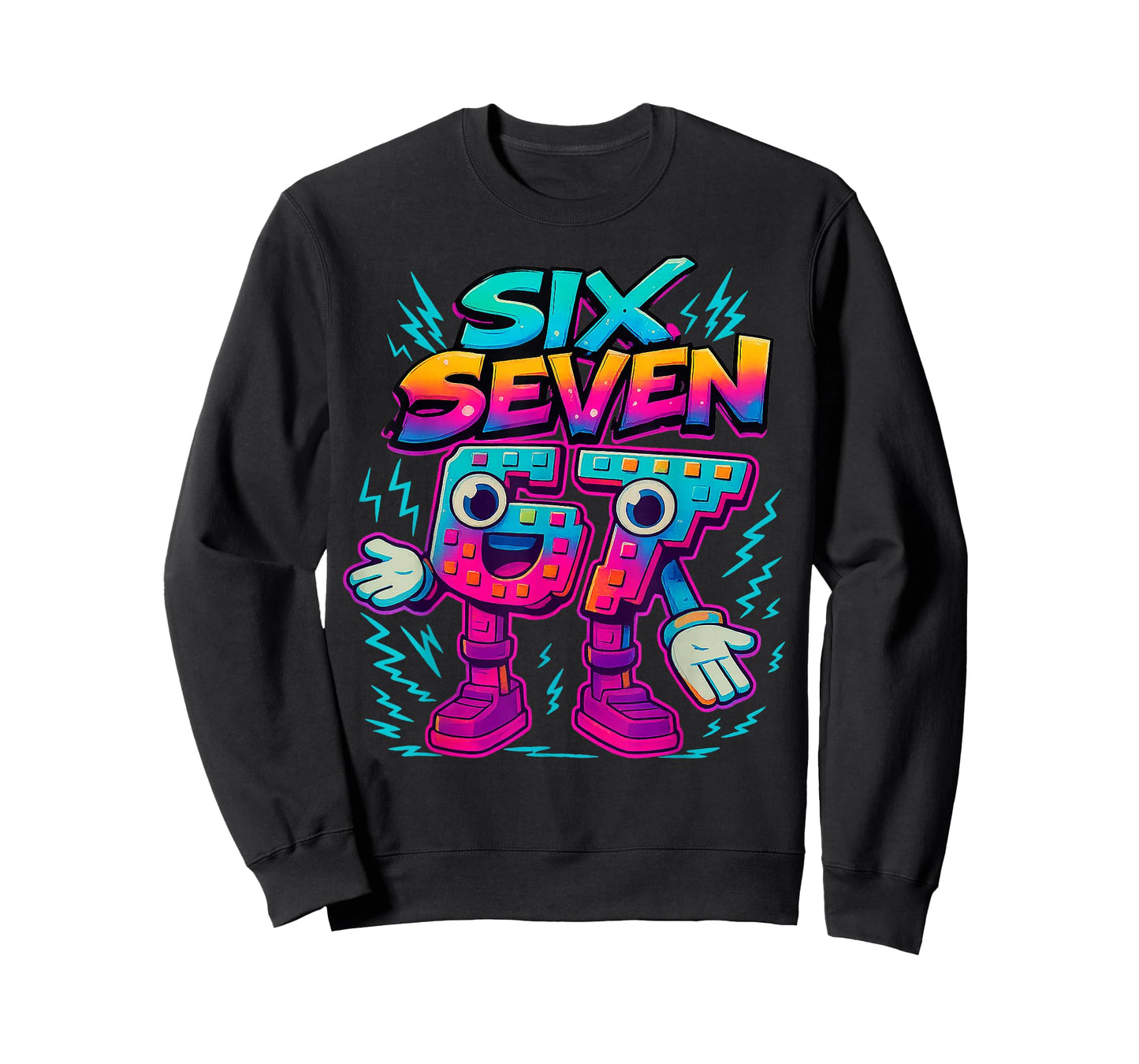 Funny Meme 67 Six Seven 6 7 Italian Brainrot Youth Boys Kids T-Shirt