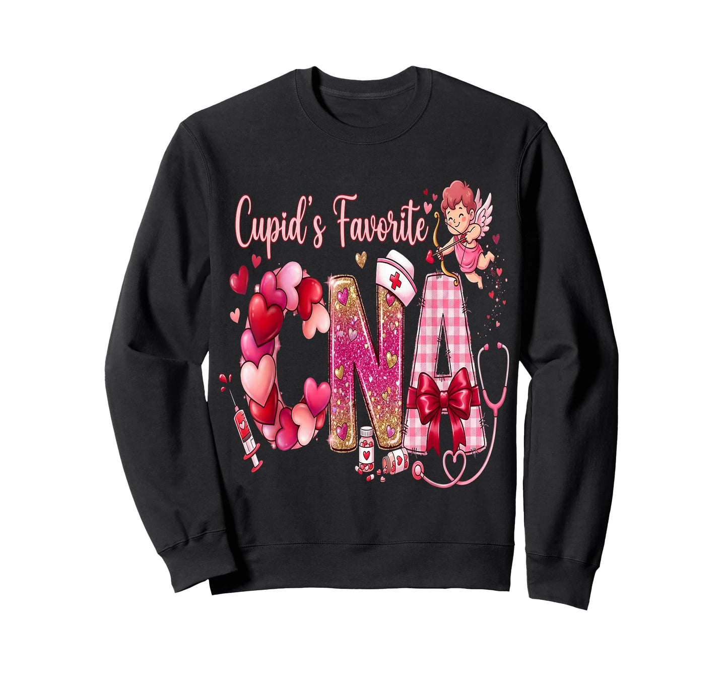 Certified Nursing Assistant Cupid's Favorite CNA Valentines T-Shirt