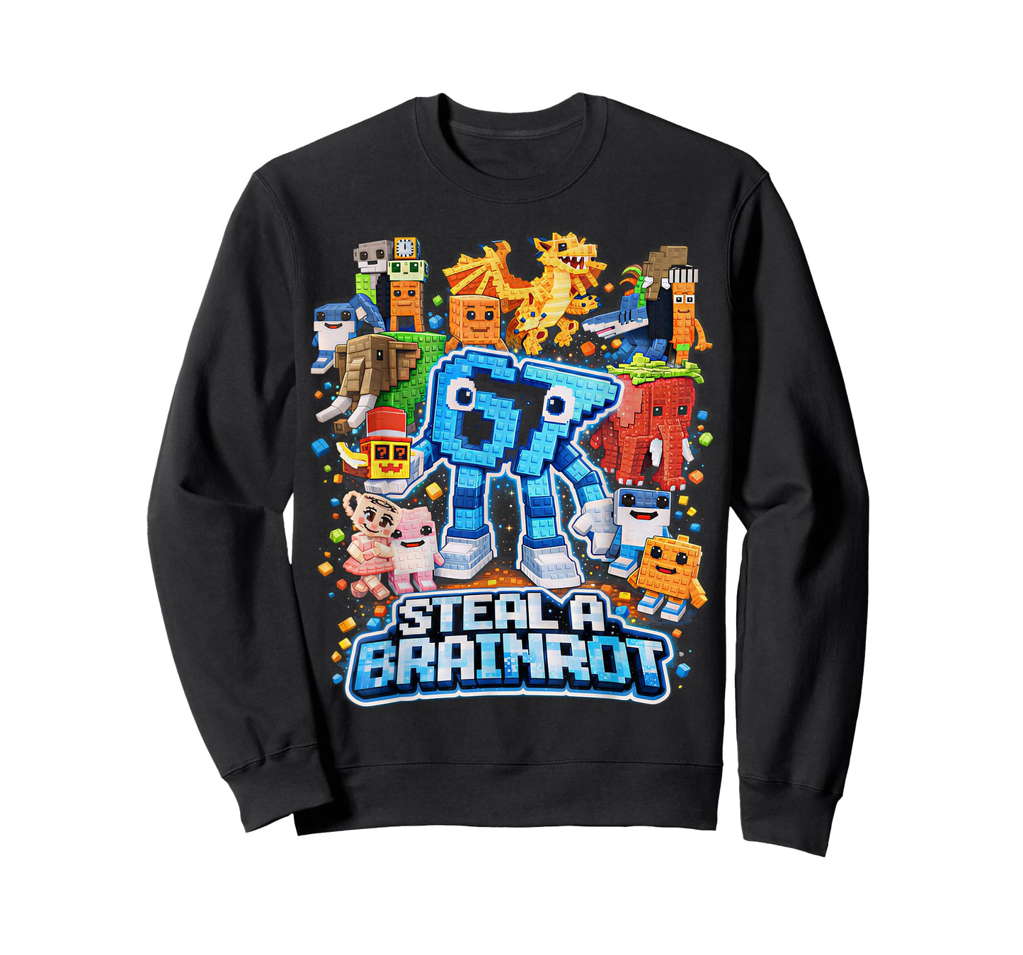 Six Seven 67 Steal a Brainrot Meme Funny Gifts for Kids Boys T-Shirt
