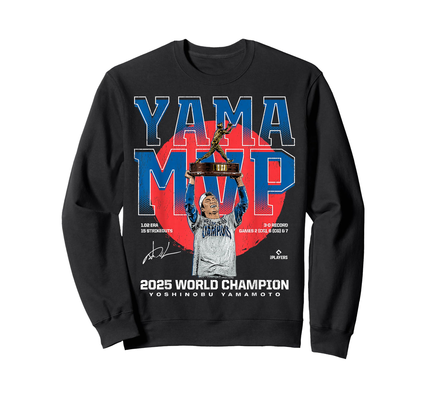 Yoshinobu Yamamoto 2025 Los Angeles MVP World Champion MLBPA T-Shirt