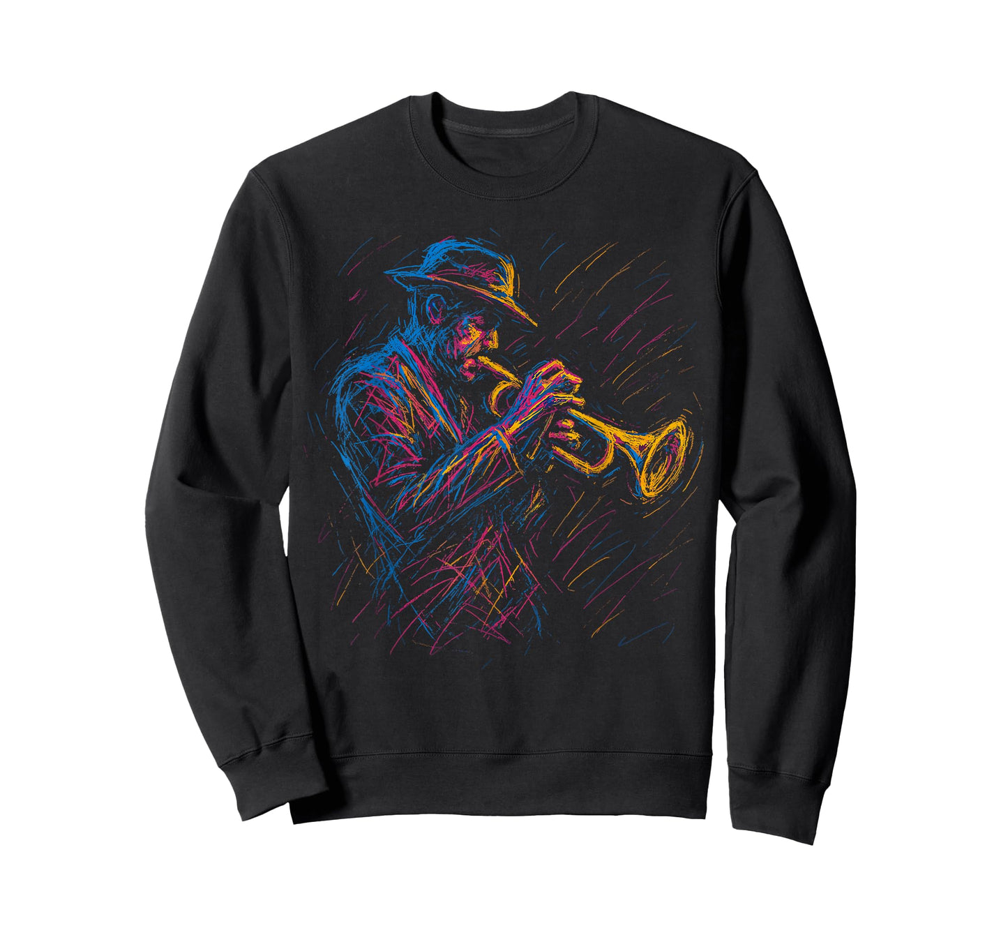 Jazz Musician Trumpet Player Artistic Music Jazz Lover T-Shirt