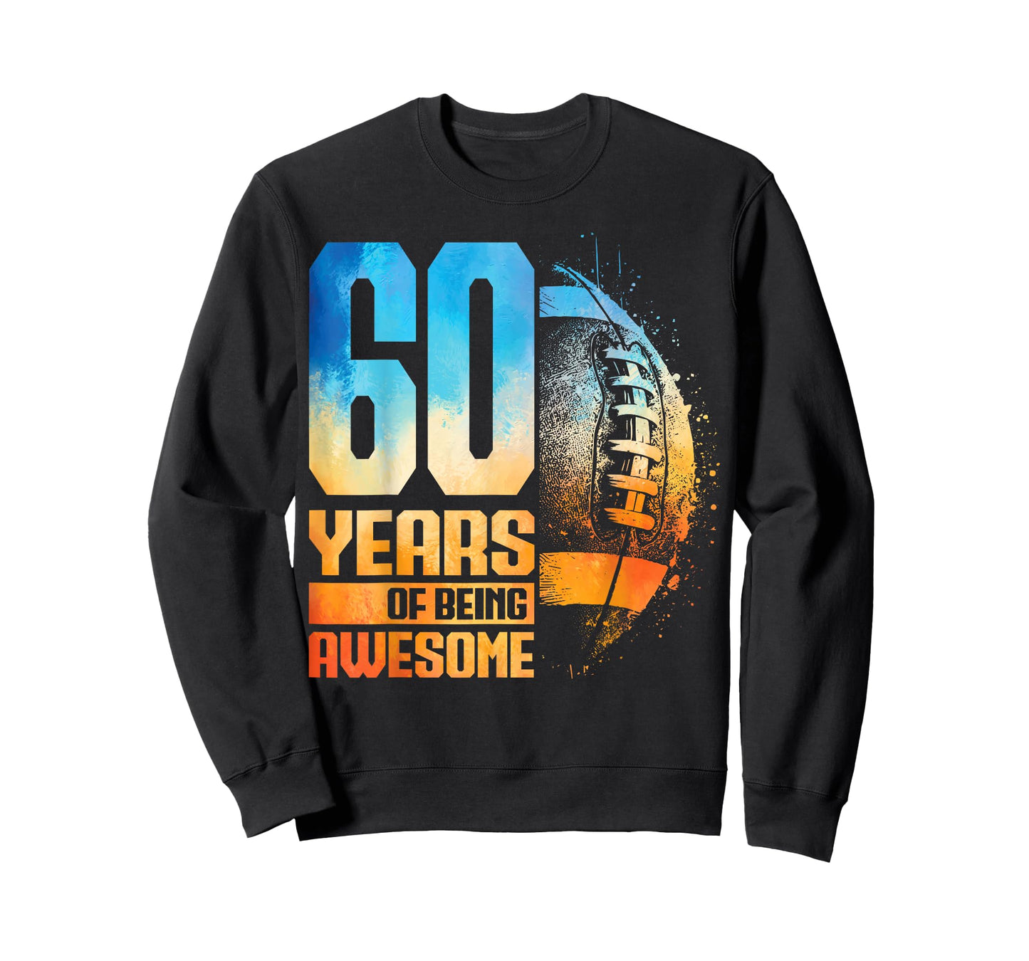 60th Birthday American Football 60 Years Old Man Woman T-Shirt