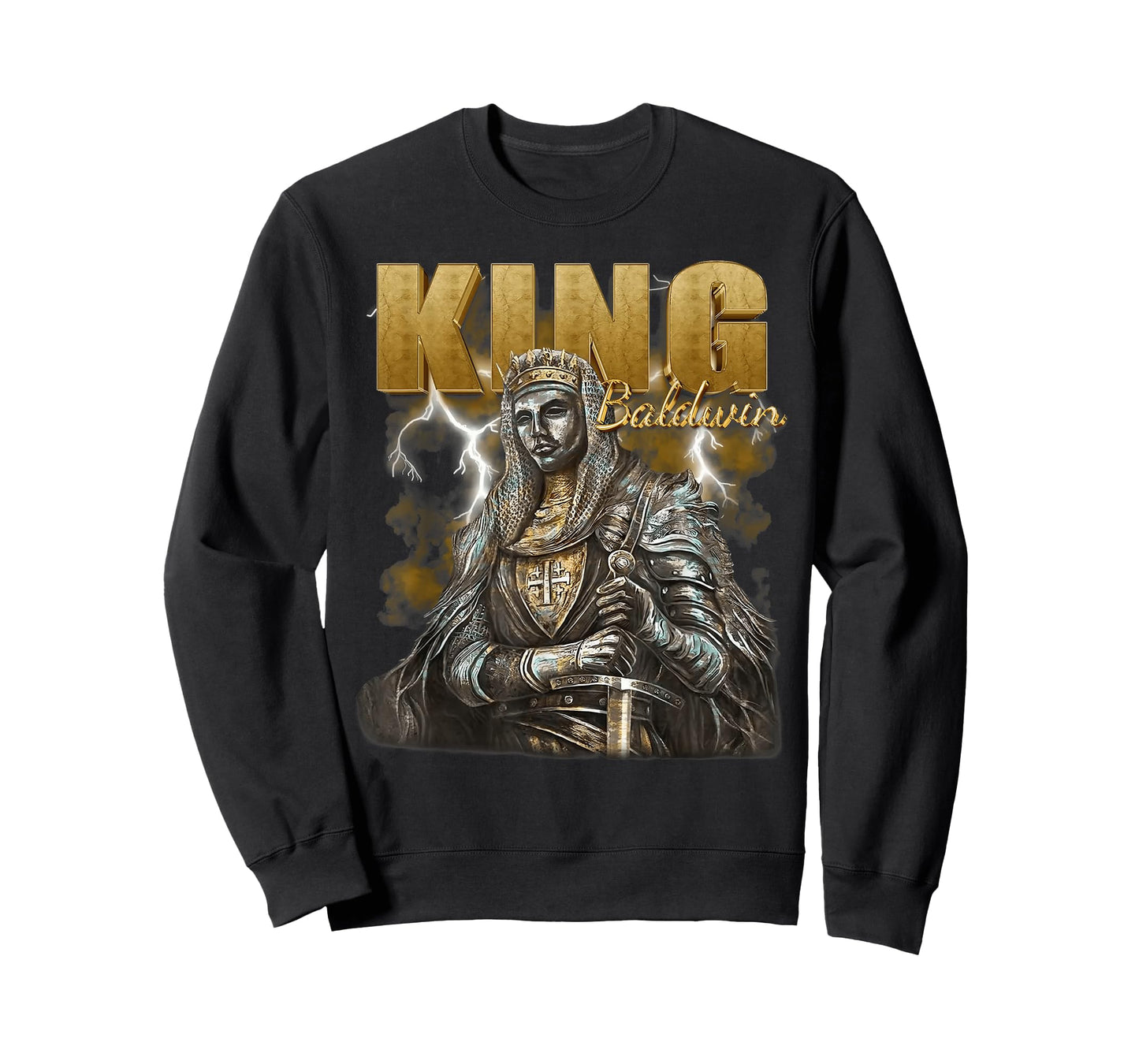 Sliver Mask King Baldwin IV Meme The Leper King Warrior T-Shirt