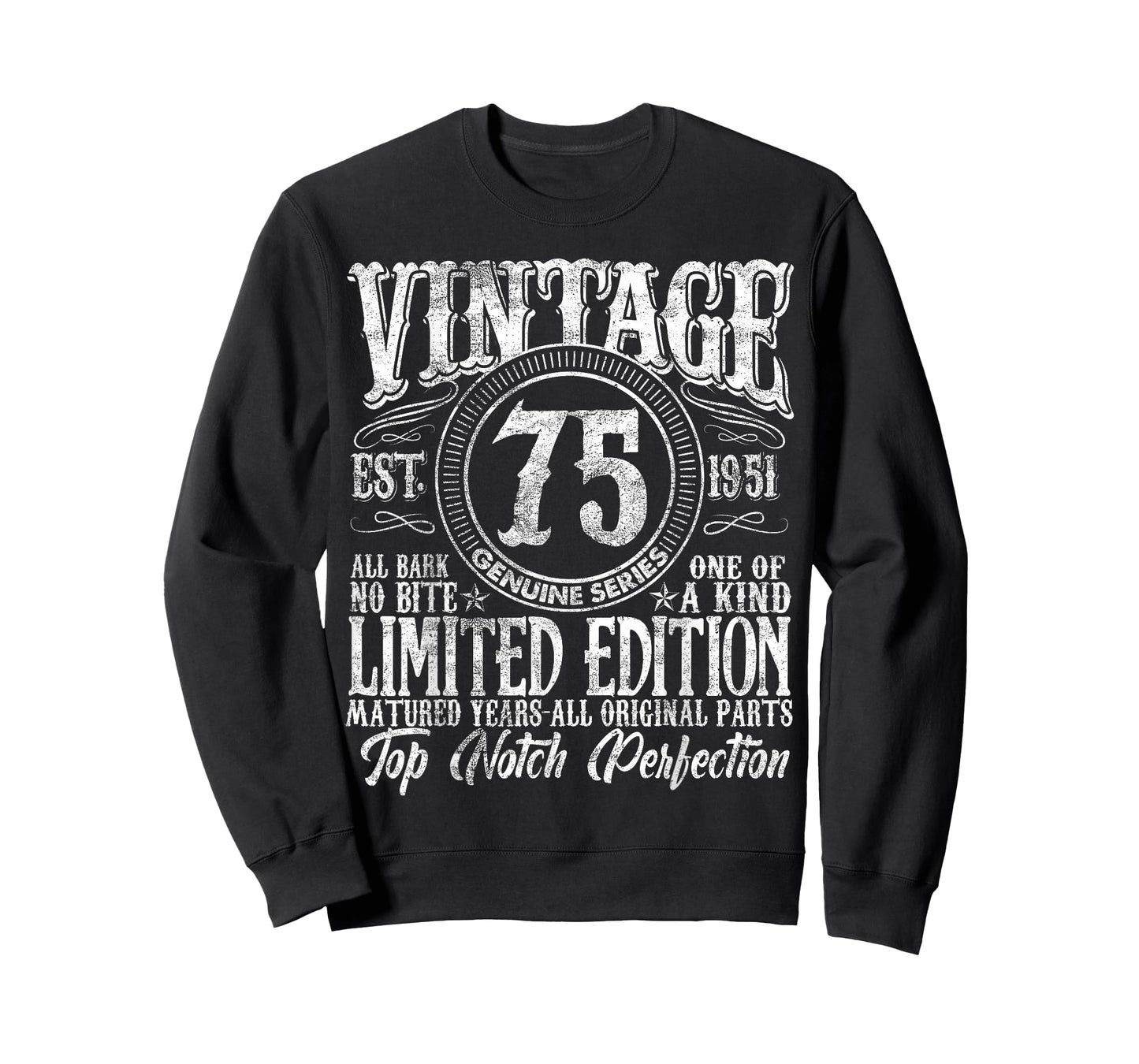 75 Year Old Gifts Vintage 1951 Limited Edition 75th Birthday T-Shirt