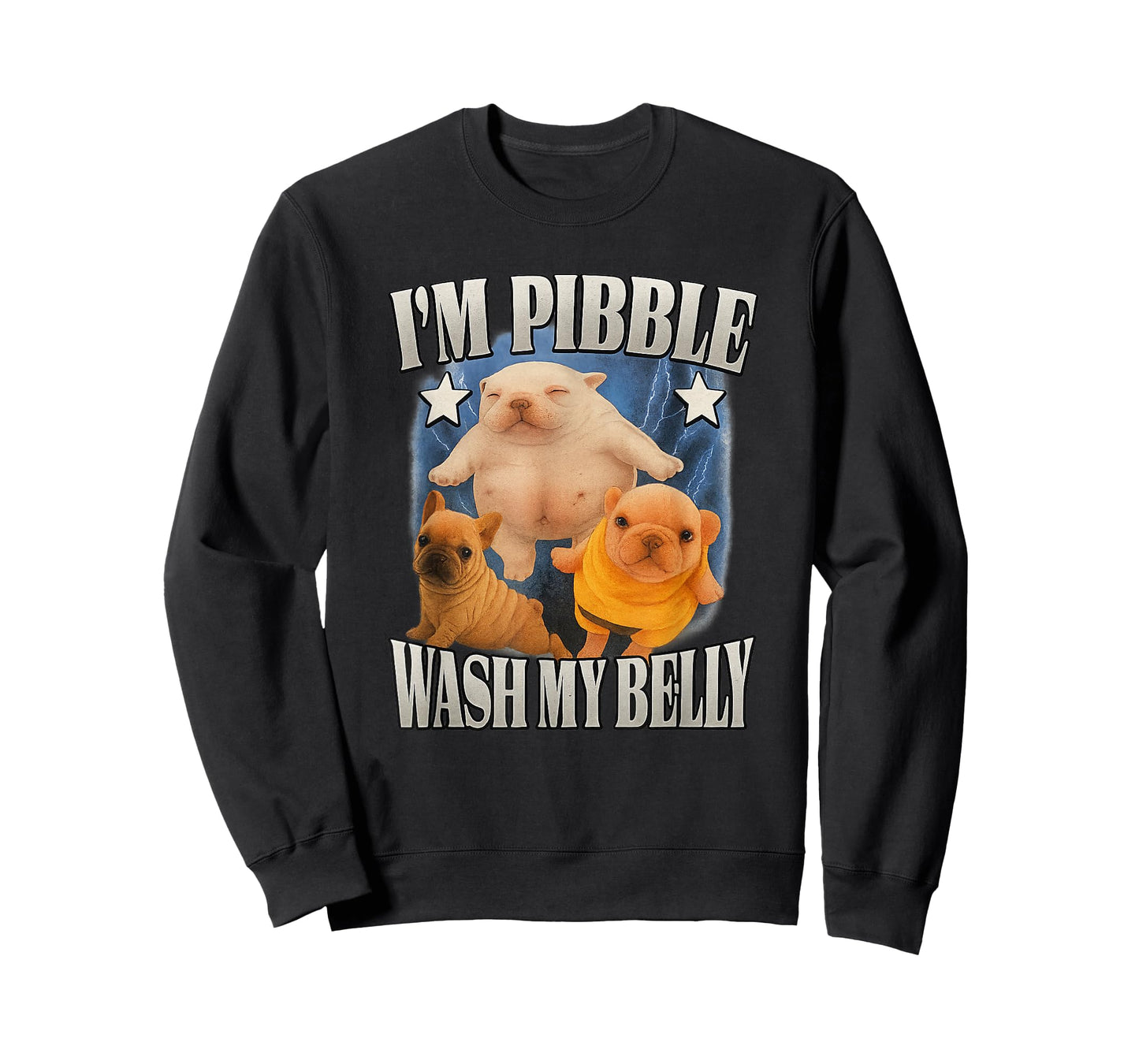 Silly Meme pibble Meme wash My Belly Clean My Belly Meme T-Shirt