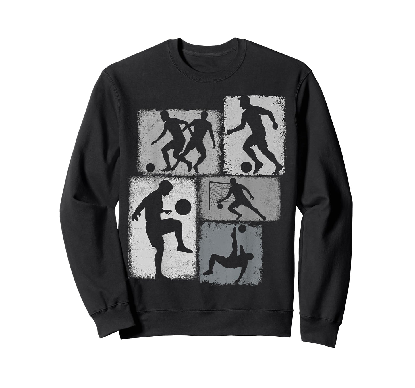 Soccer Player Collage Men Kids Coach Youth Boys T-Shirt