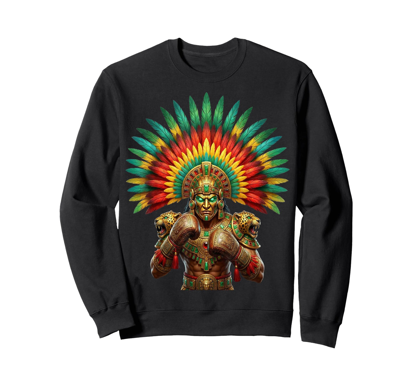 Mexican Boxing Pride Aztec Warrior Boxing T-Shirt