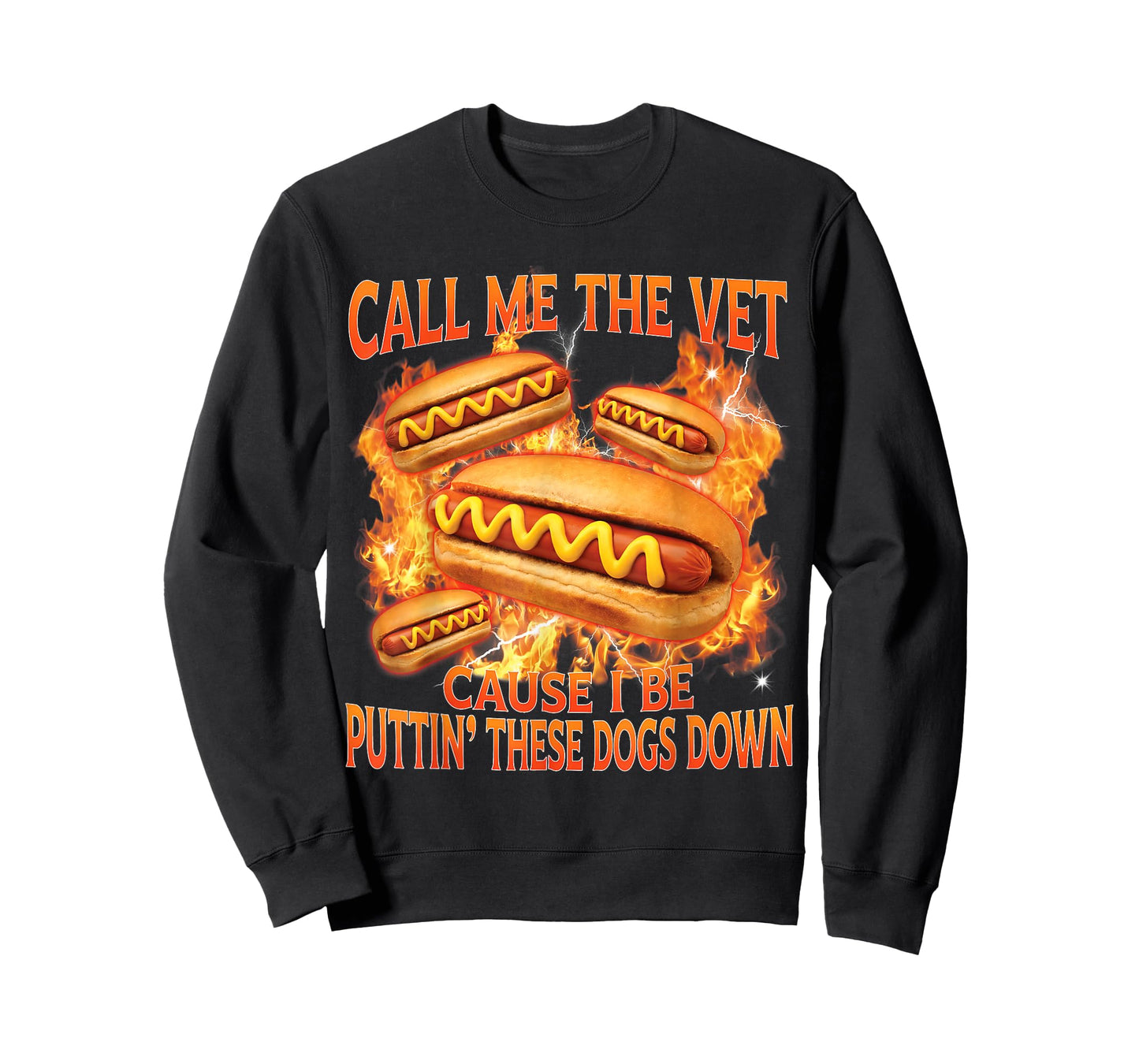 Call Me The Vet Cause I Be Funny Hot Dog Meme Hard Bootleg T-Shirt