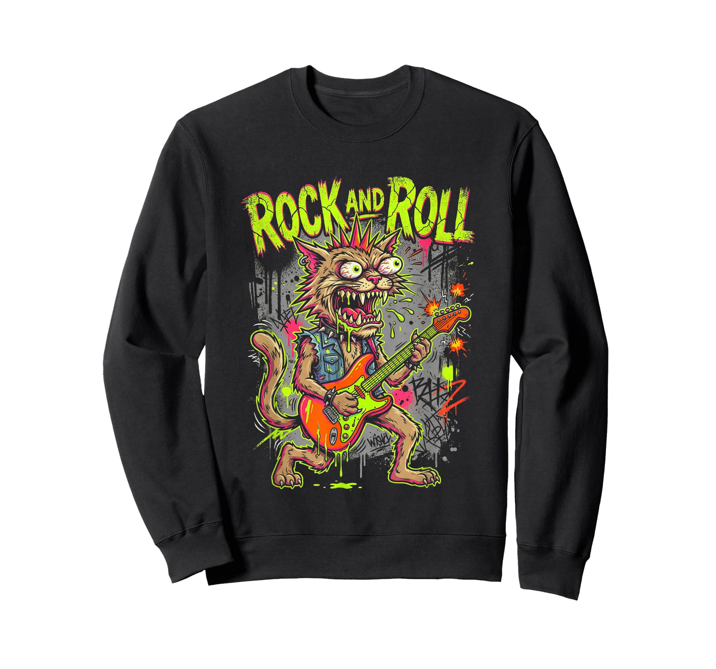 Punk Rocker Heavy Metal Art T-Shirt