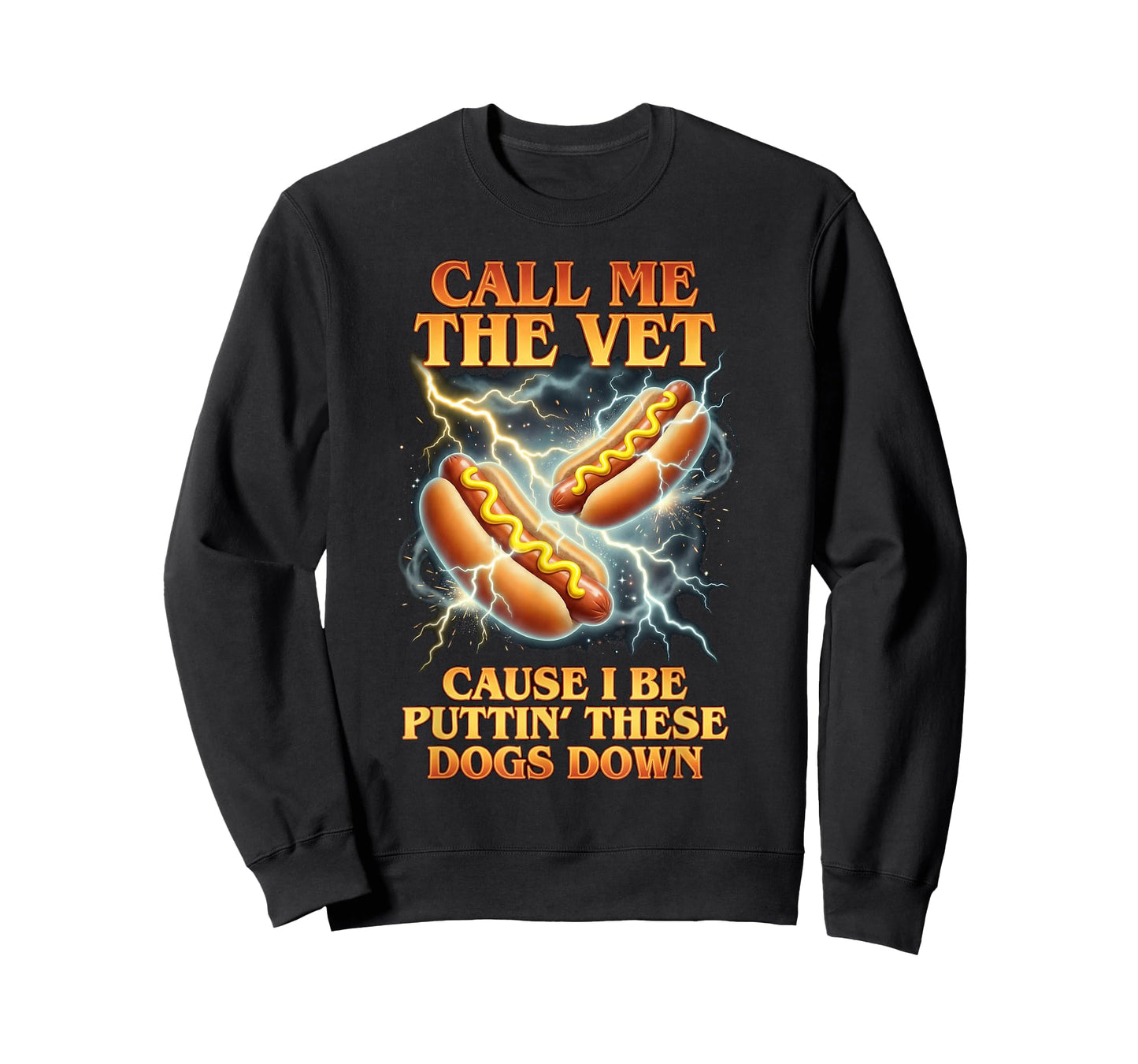 Dogs Down Hot Dog Eater T-Shirt